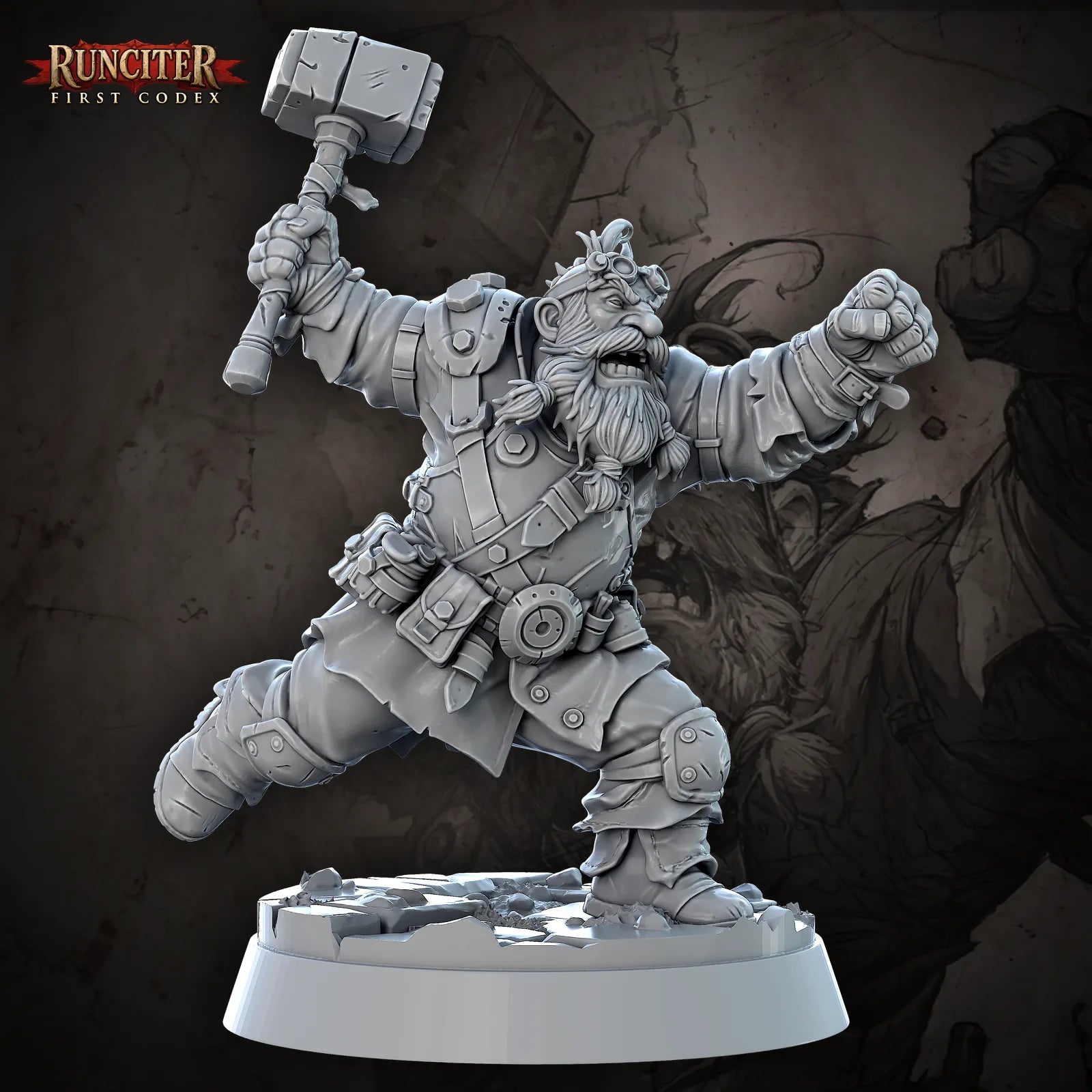 Brundir Anvilhand · Male Dwarf Artificer