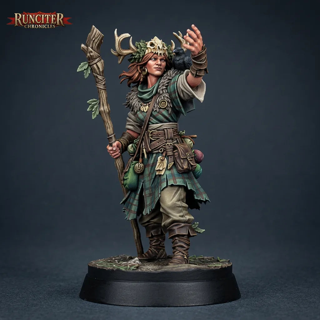 Celyn Whisperwood · Female Human Druid