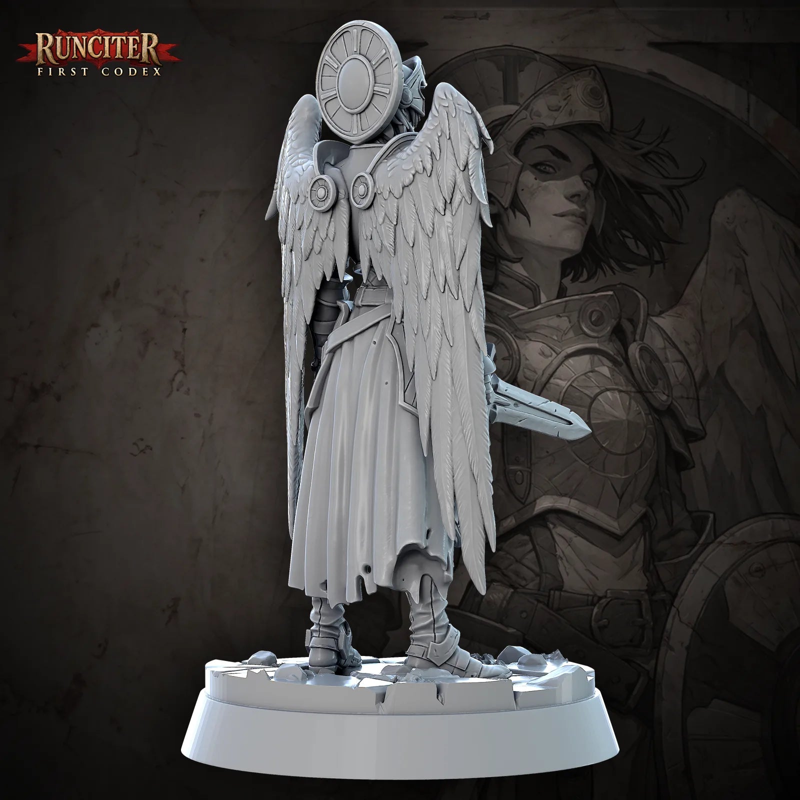 Valerius, the Unbroken Aegis · Female Aasimar Paladin