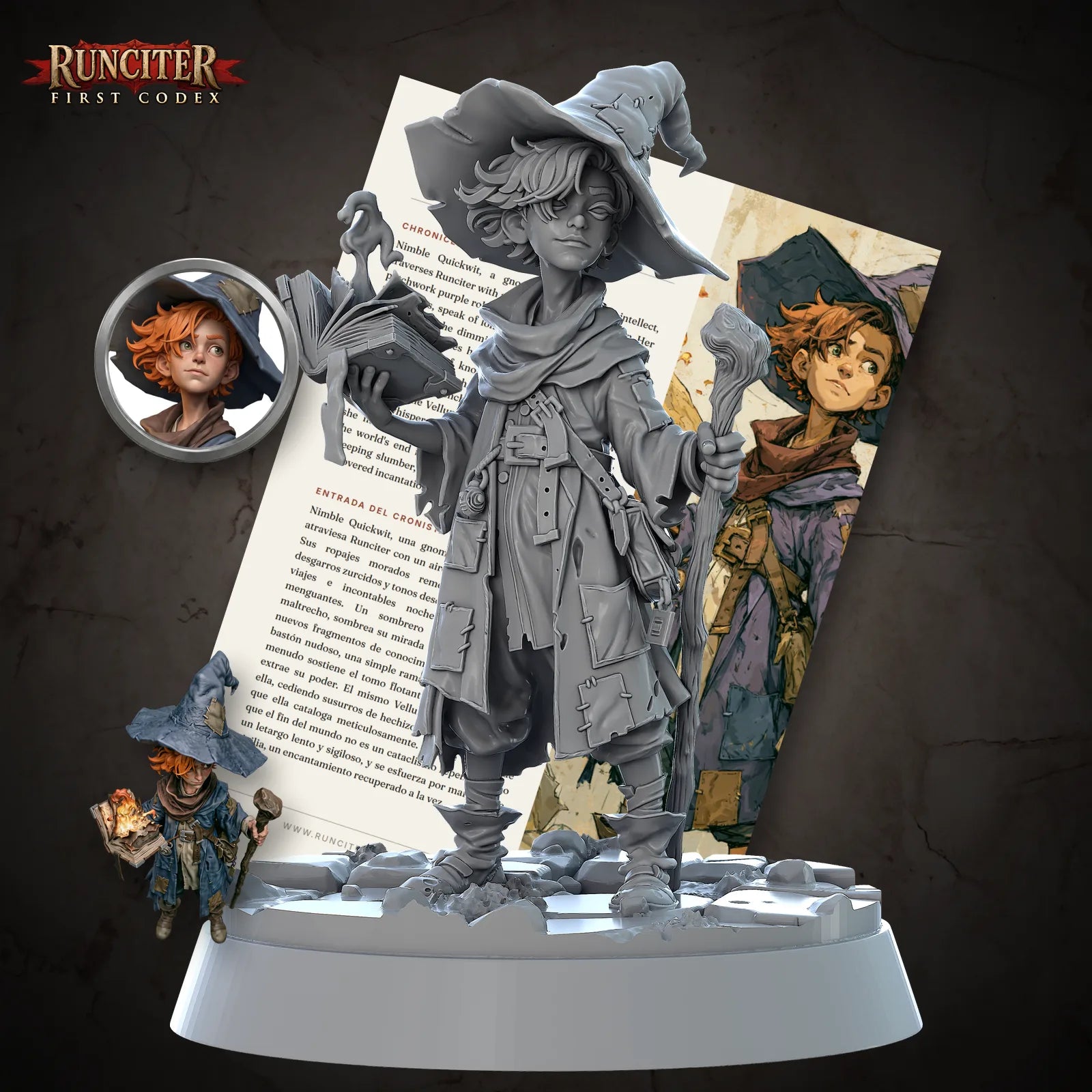 Nimble Quickwit · Female Gnome Wizard