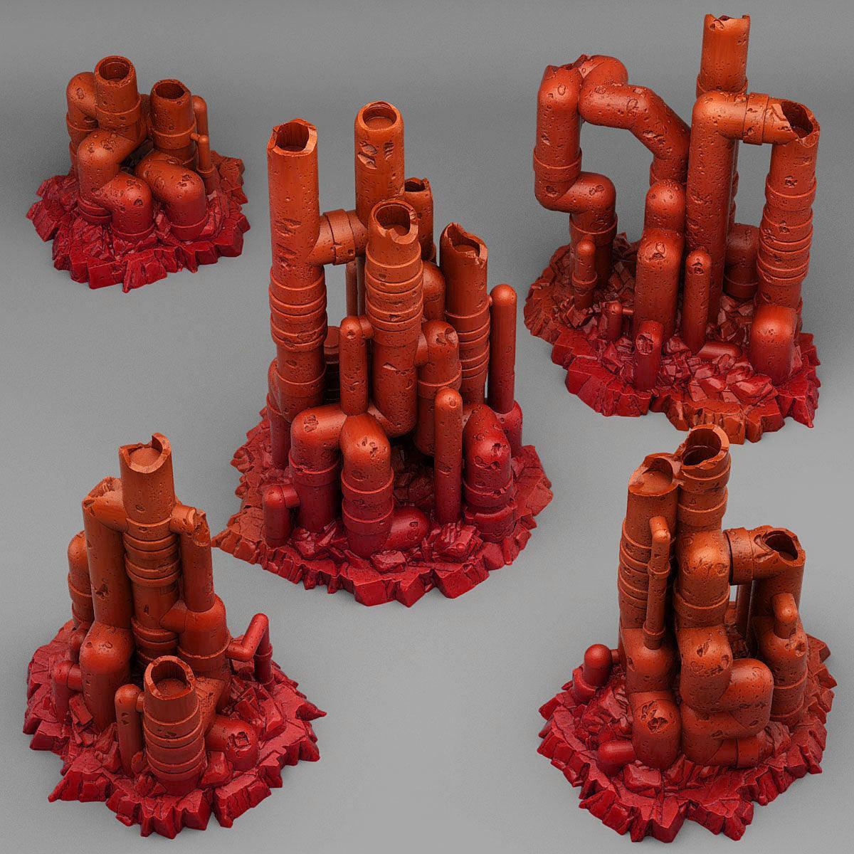 Neglected Martian Pipeworks