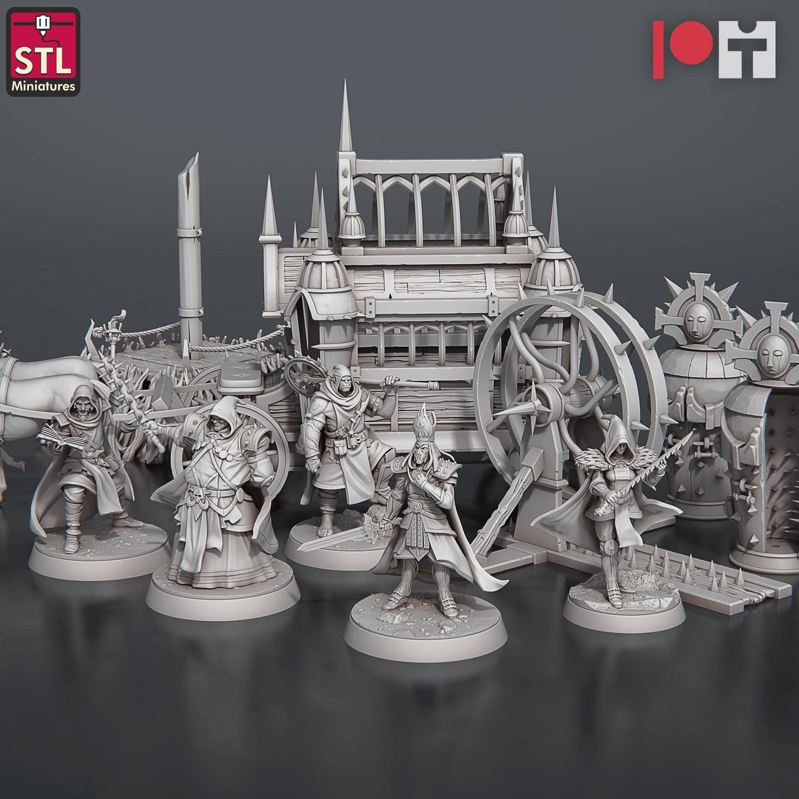 Inquisitors 28mm resin miniature set