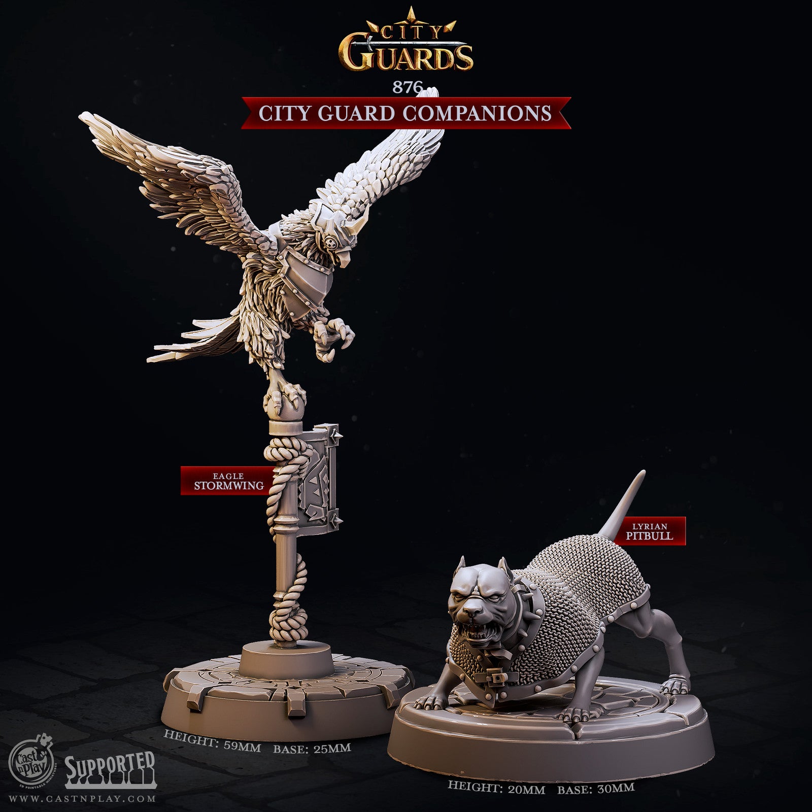 City Guard Companions miniatures