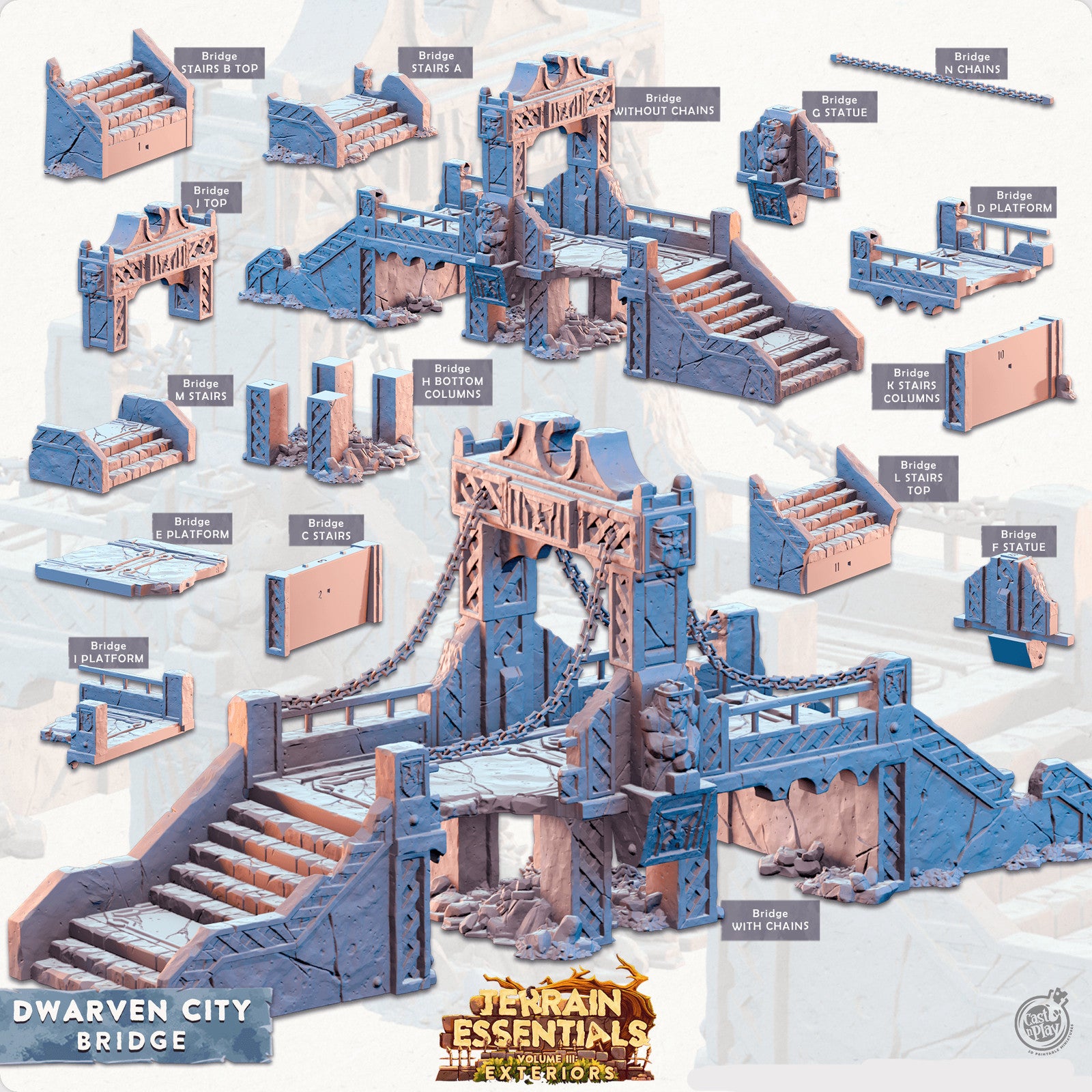Vol III Exteriors Dwarven City Set