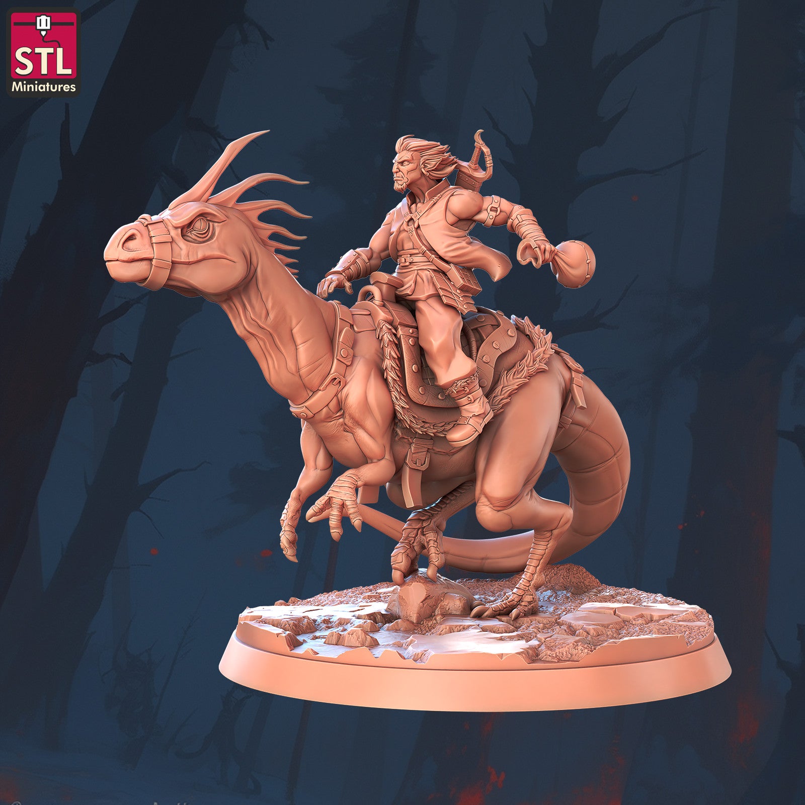 Modular Rider A 28mm cavalry miniature