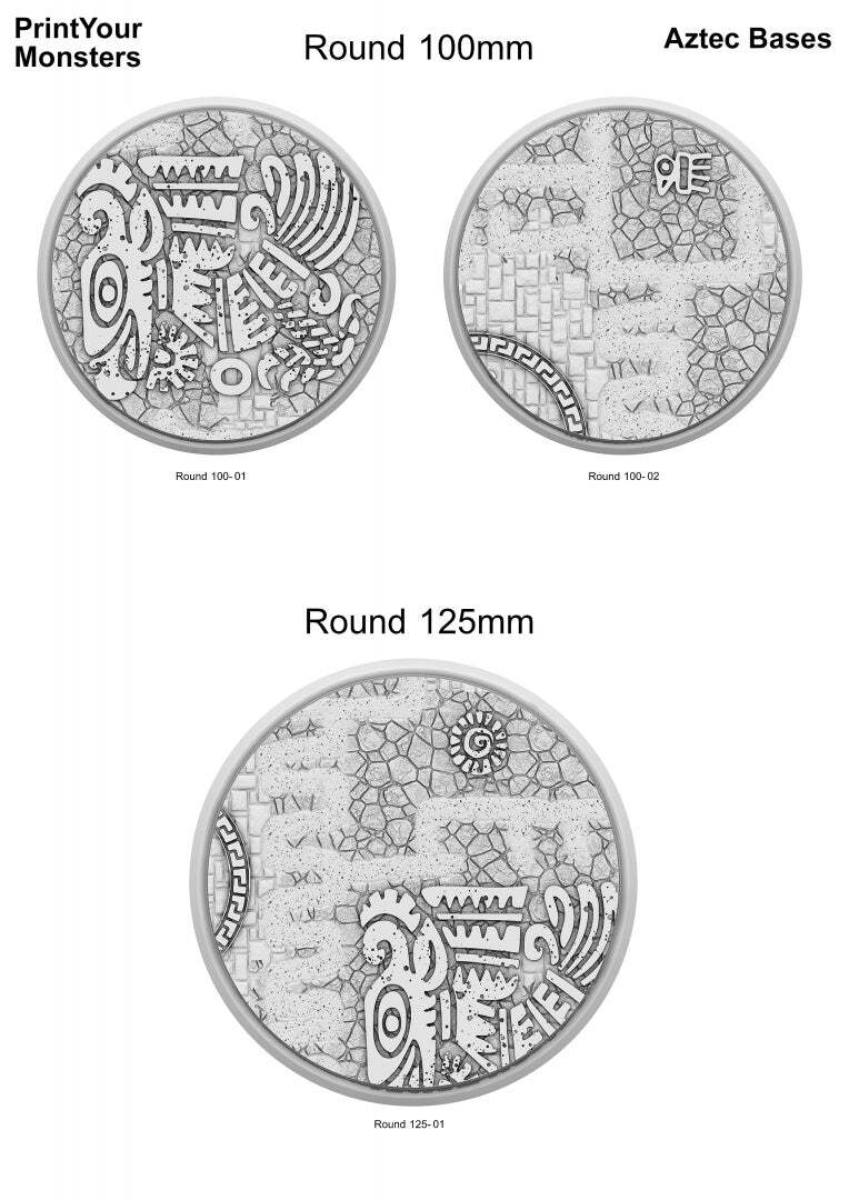 Round Bases Aztec Bases