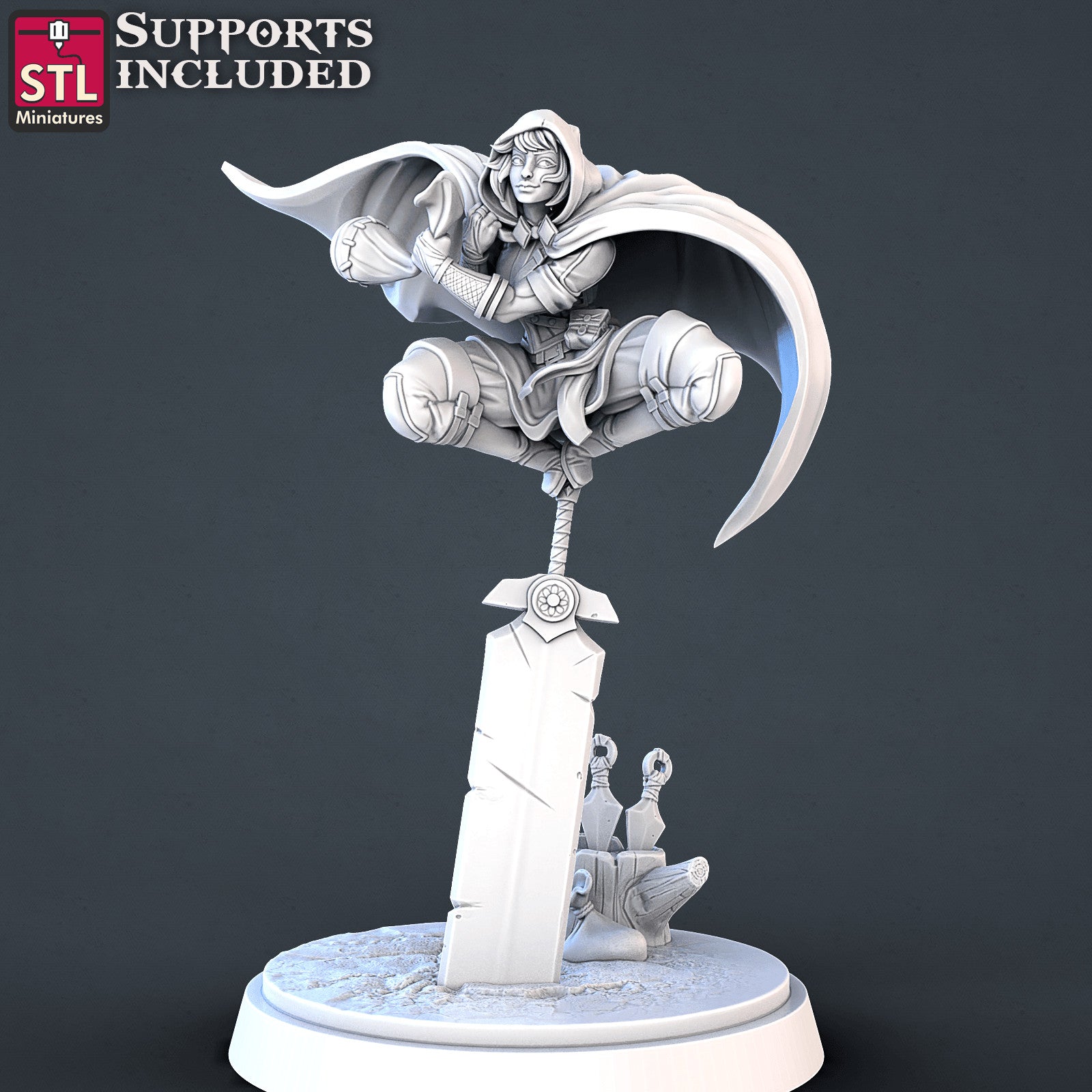 Thief DnD Tribute 3D printed 28mm miniature