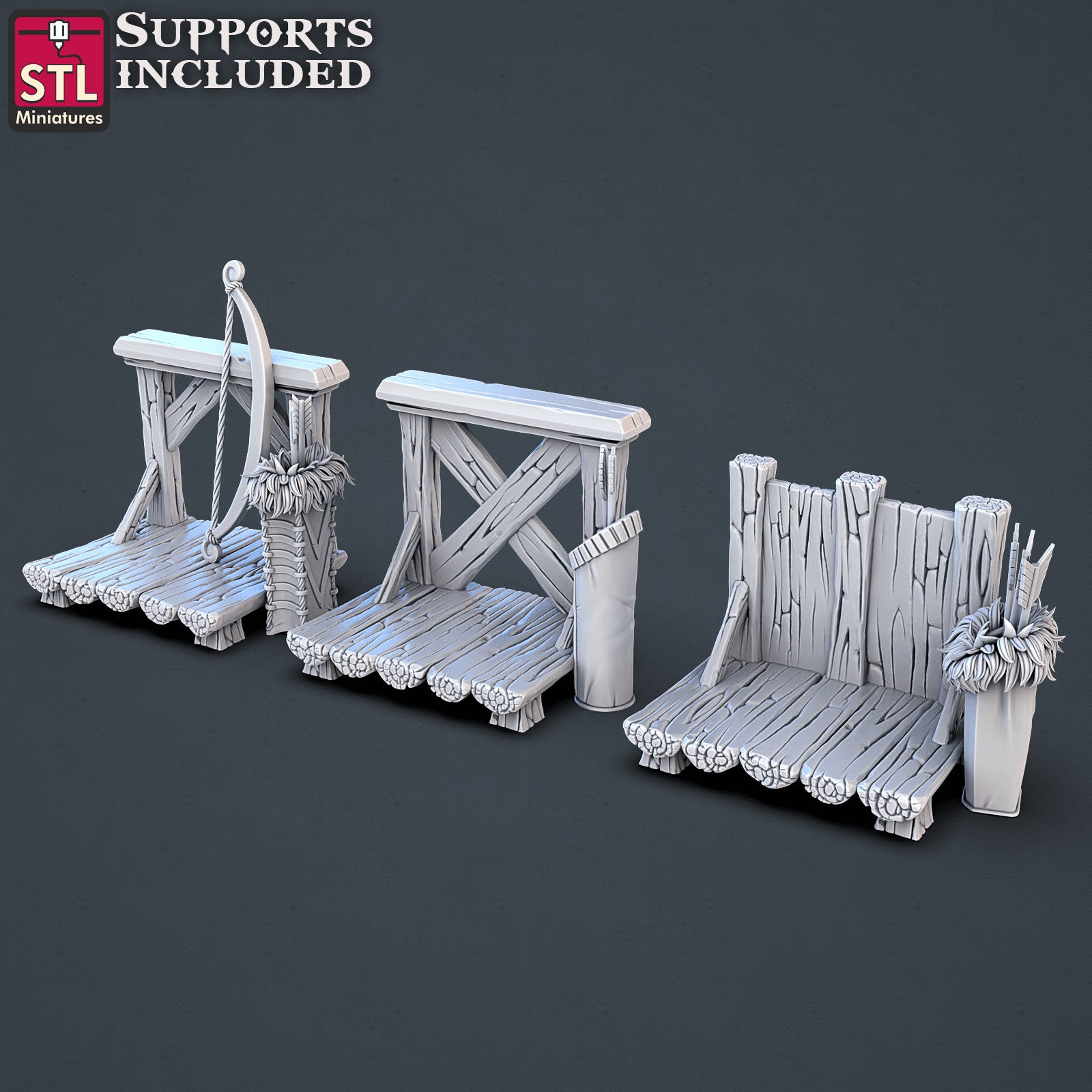 Jousting fighting ring terrain piece