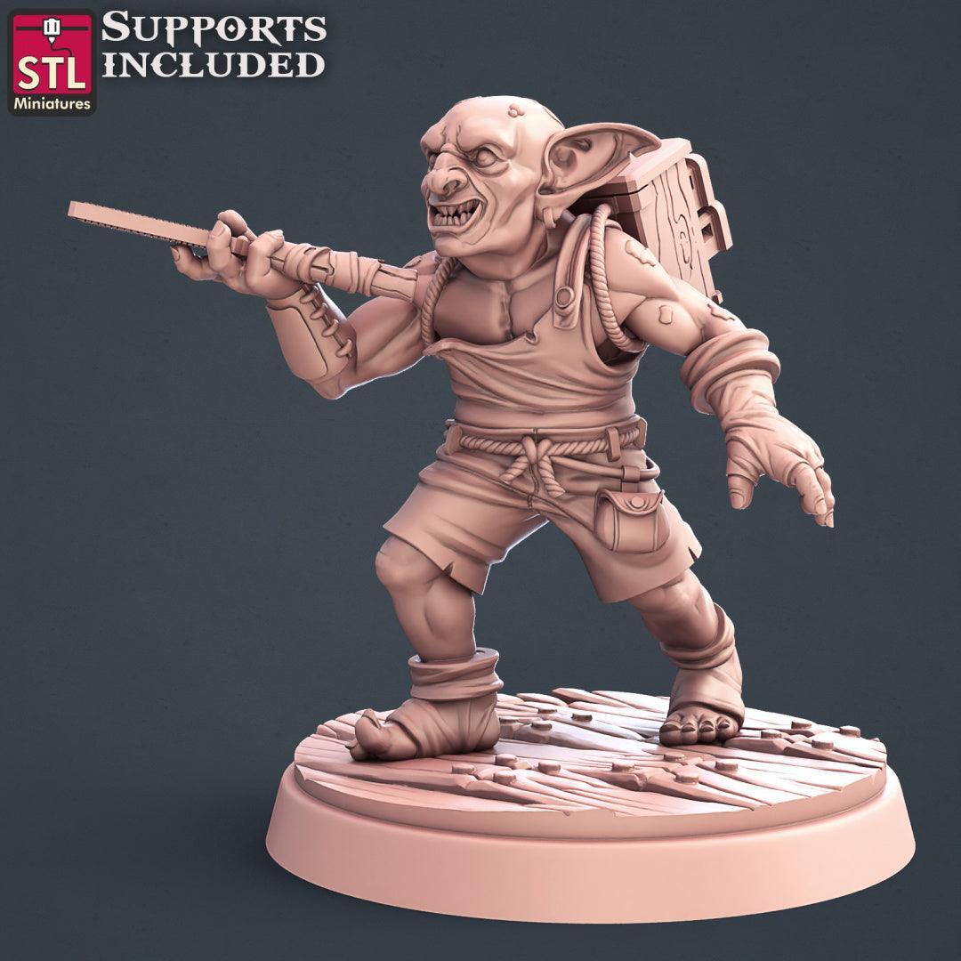 Carpenter vice and toolbox miniatures