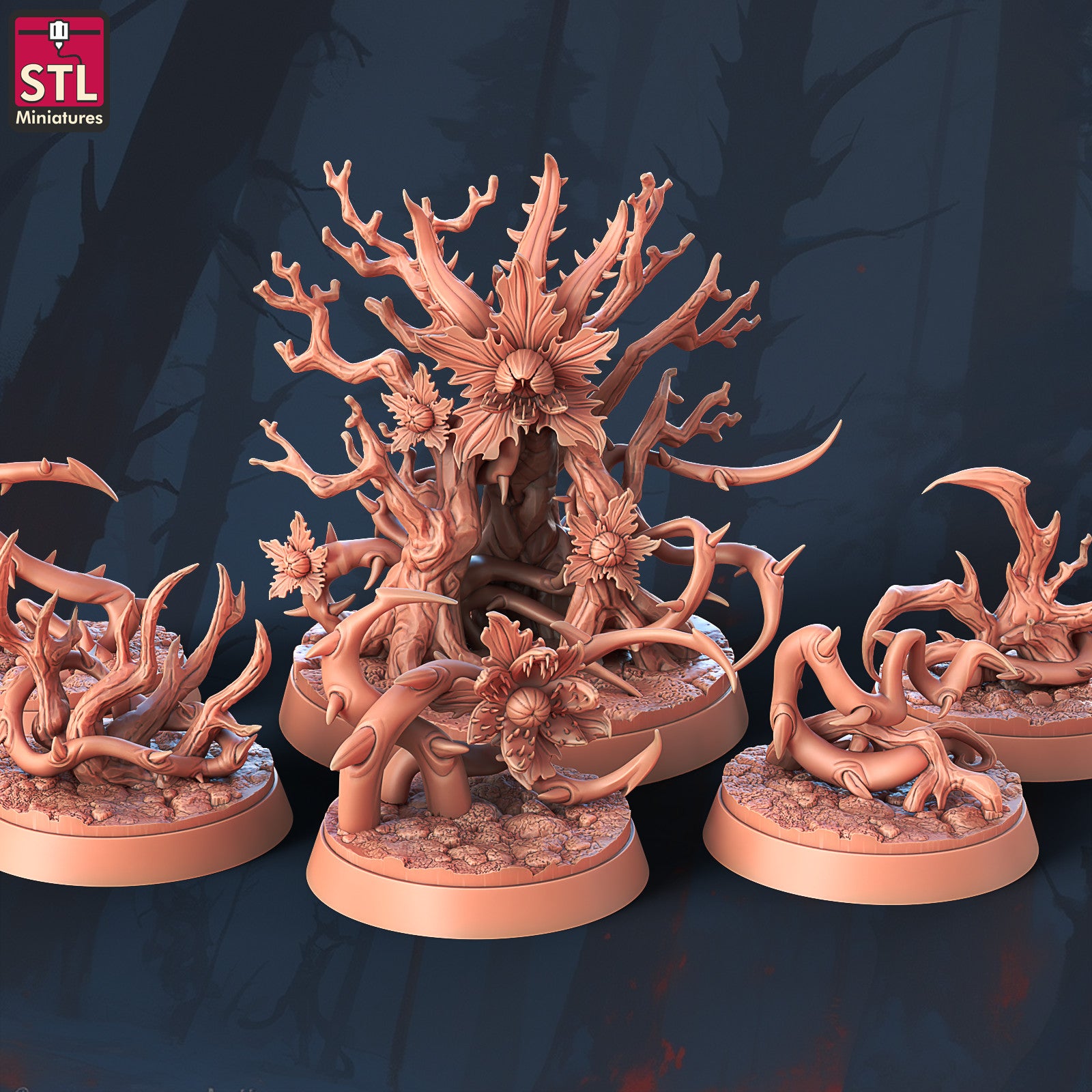 Dark Roots 28mm resin tabletop terrain