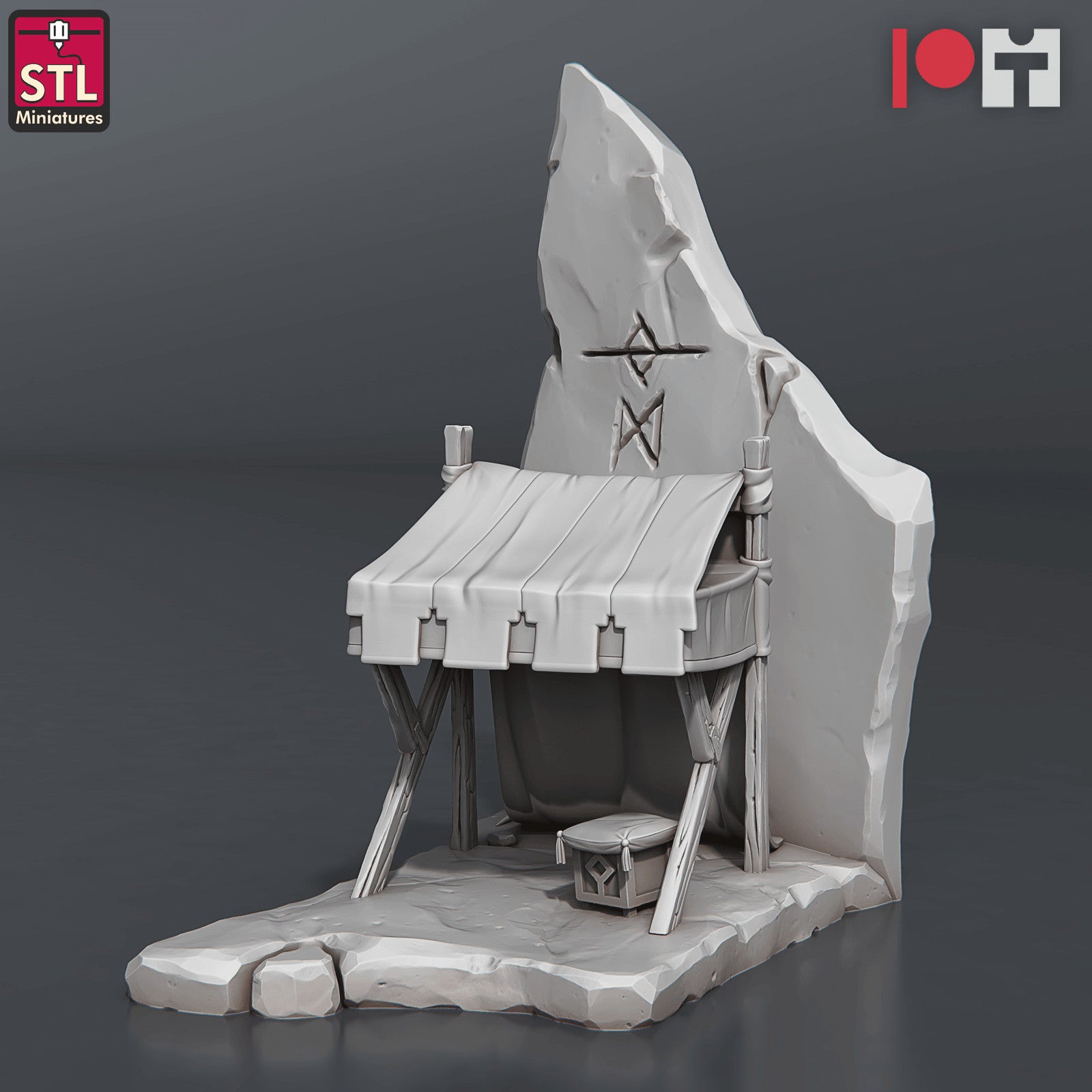 Dwarf camp tools and props 28mm scenery