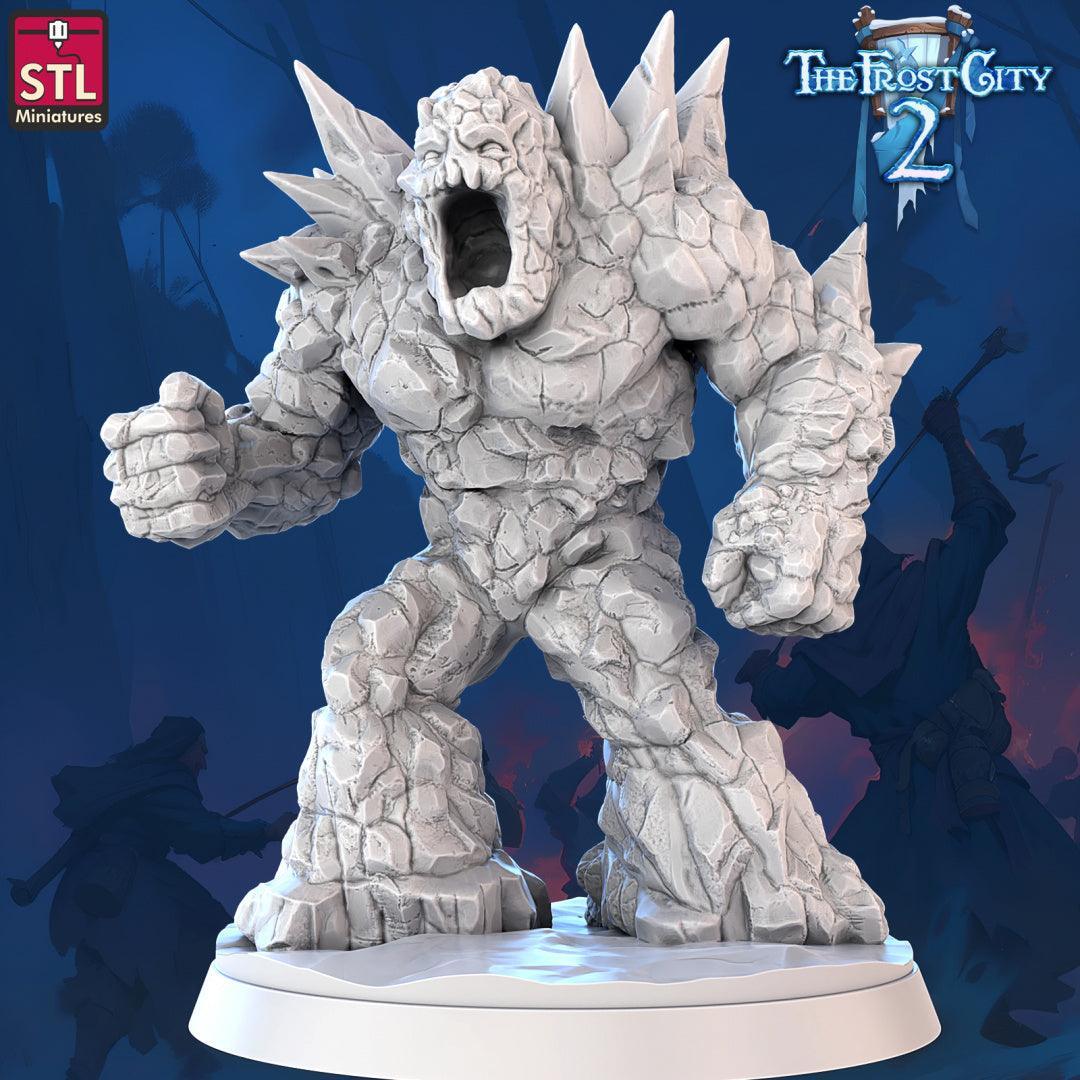 Granite Golem A 28mm miniature
