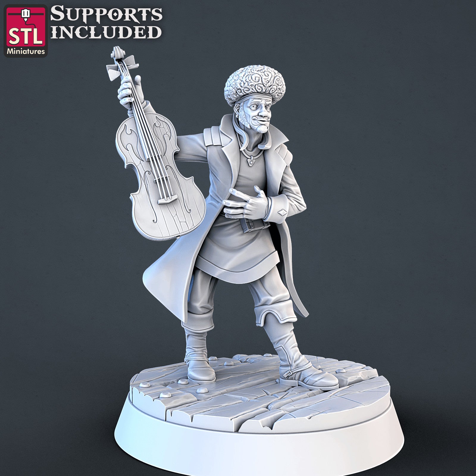 Music store vendor 28mm miniature