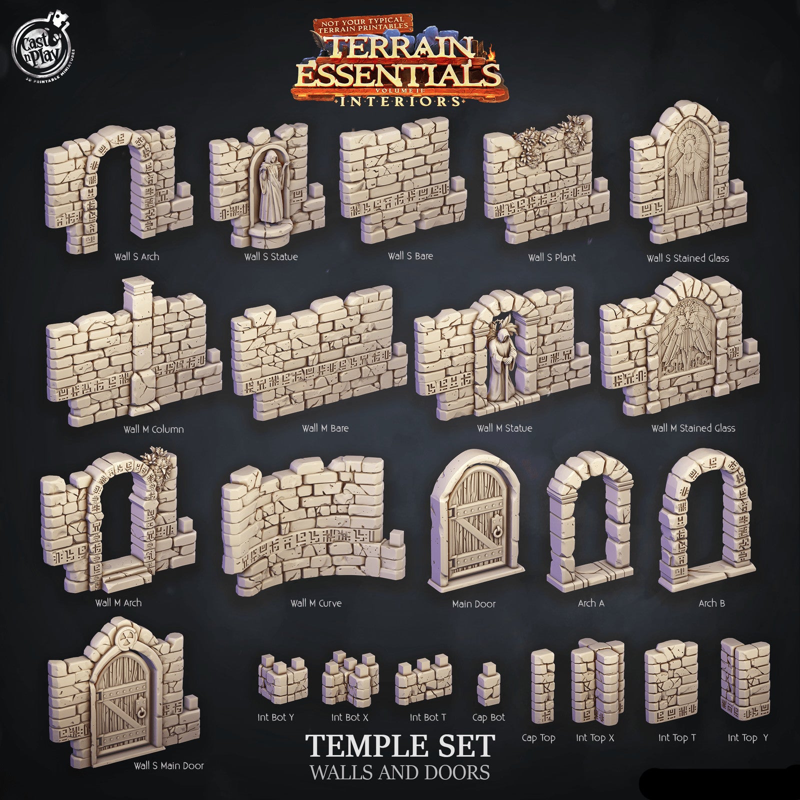 Temple Walls and Doors
