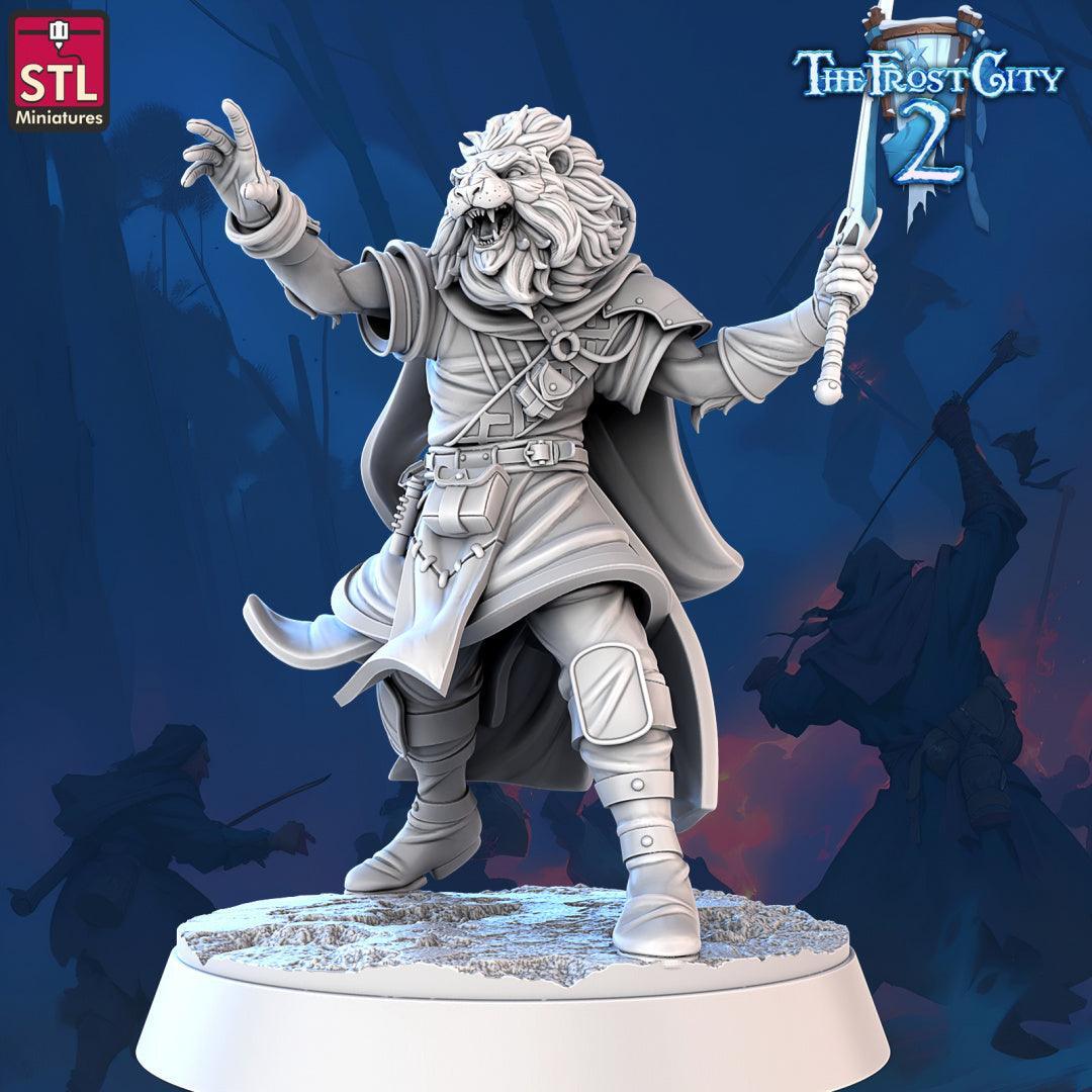 Frost City mage 28mm miniature