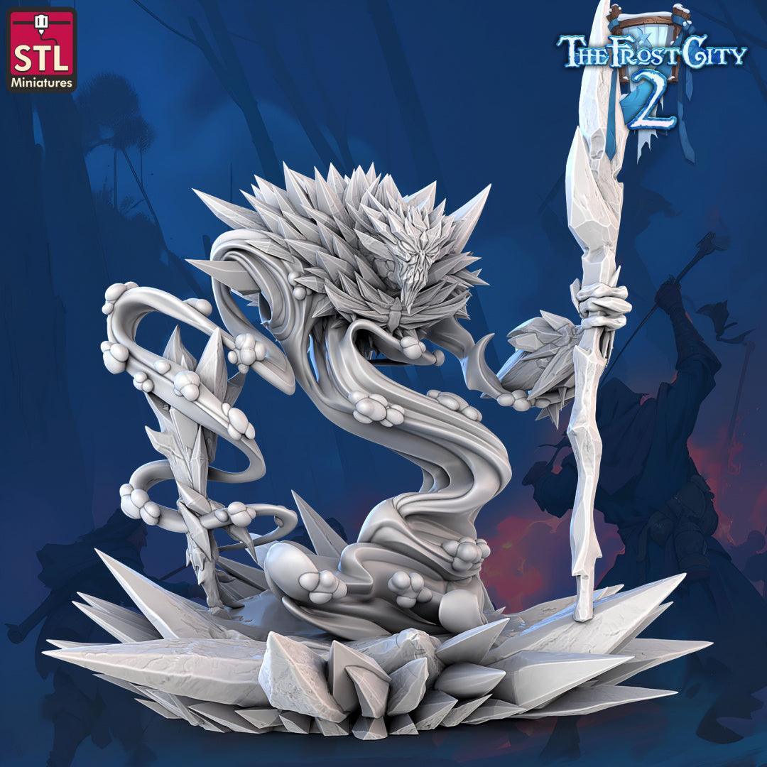 Ice Elemental B 28mm miniature