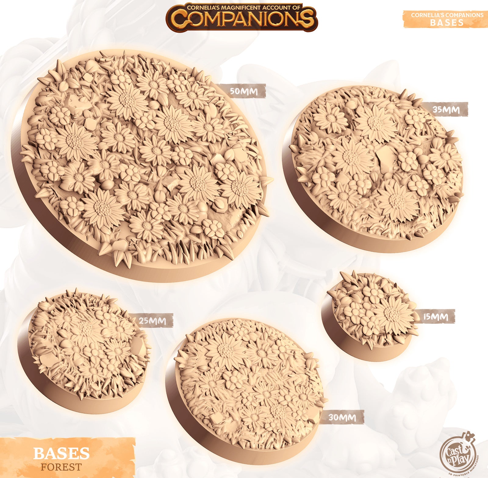 Cast n Play Forest Companion's Bases Master Pack