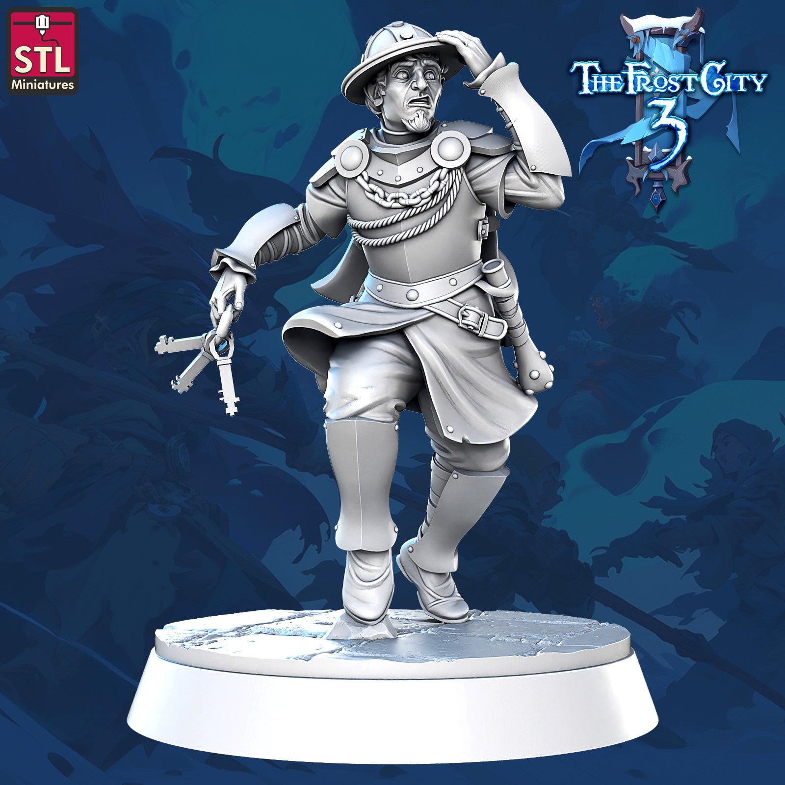 Prison Guard C 28mm miniature