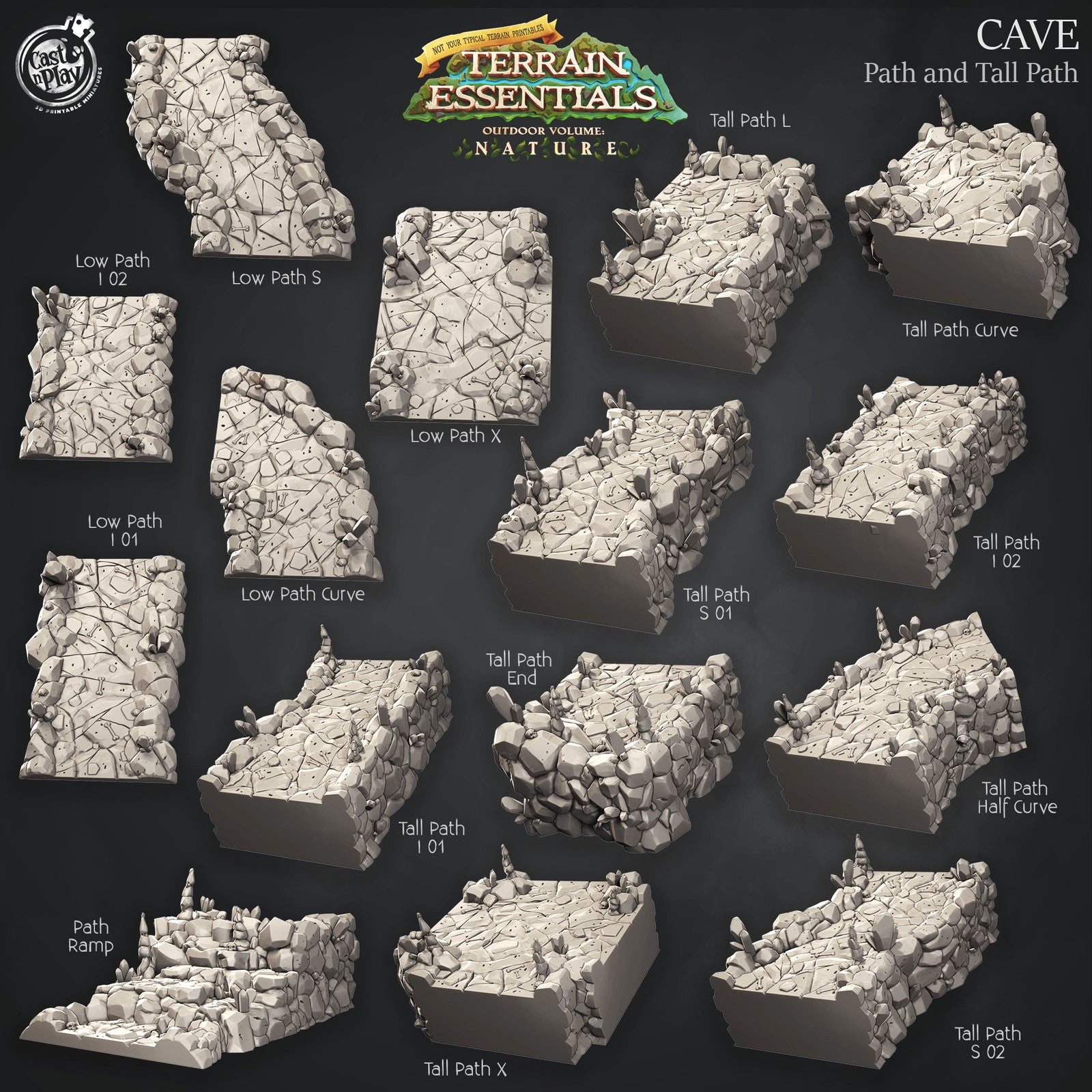 Cave Path and Tall Path Set