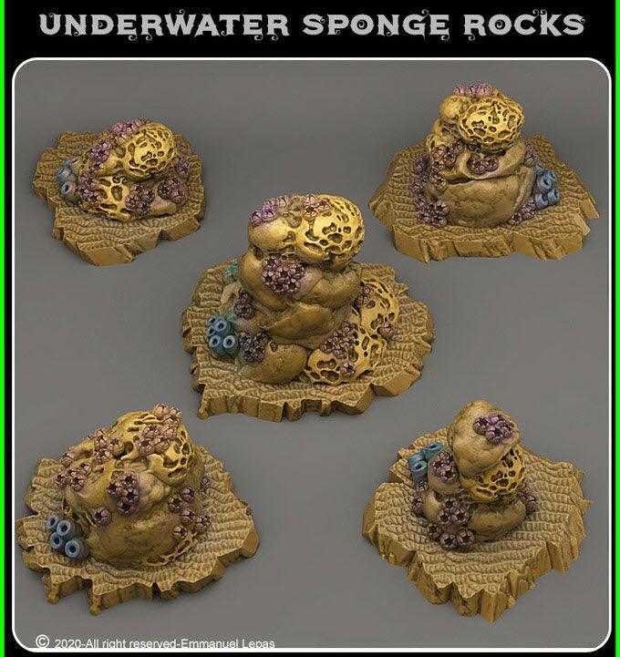 Underwater Sponge Rocks