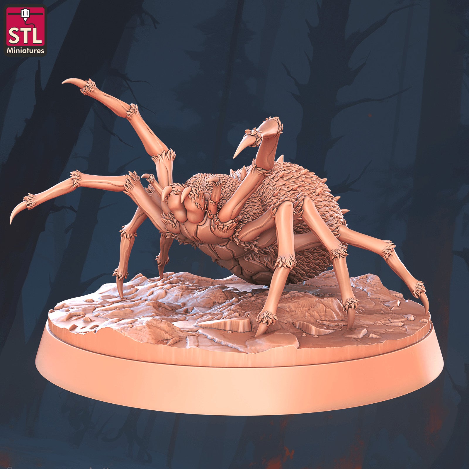 Giant spider miniature A