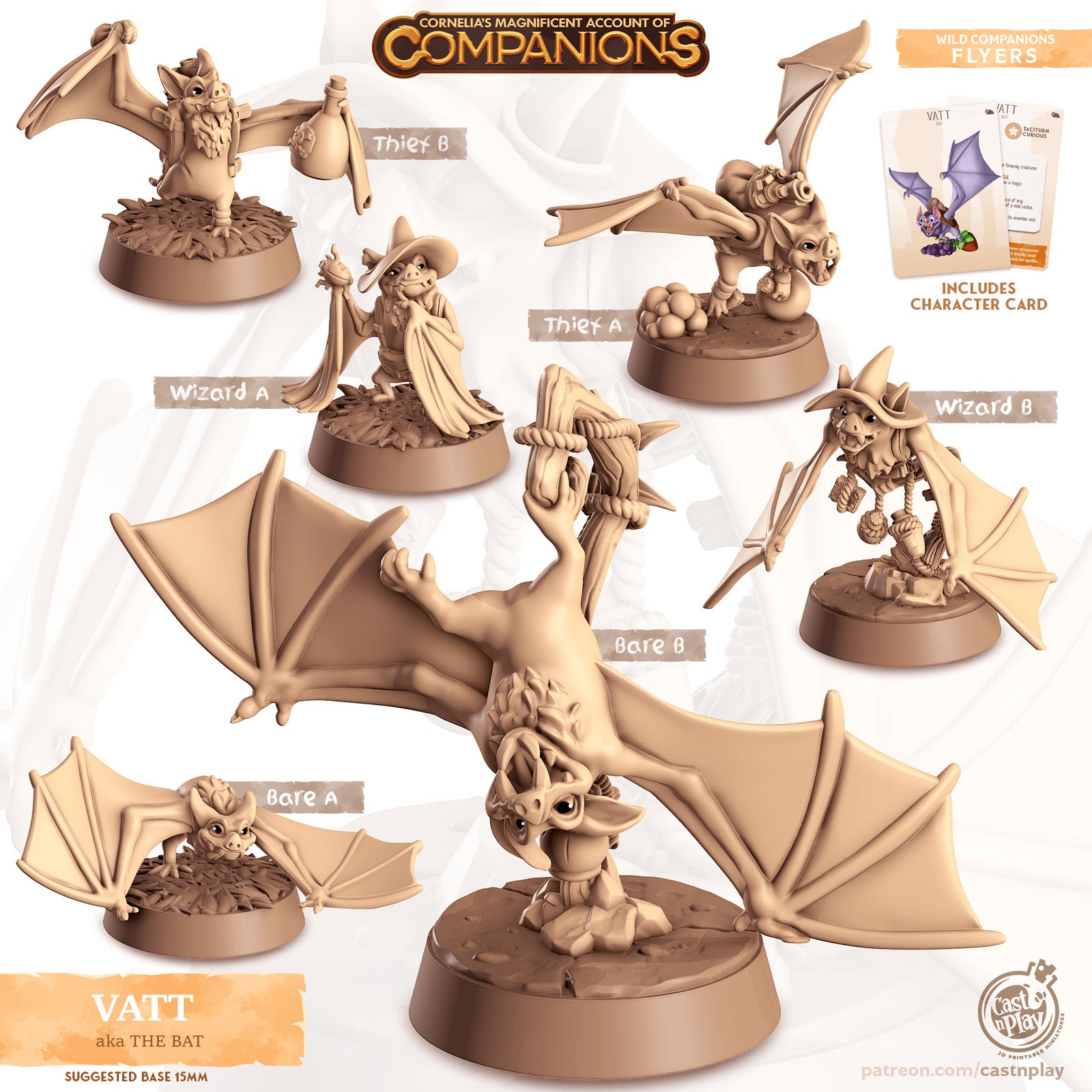 Vatt Bat Companion miniature