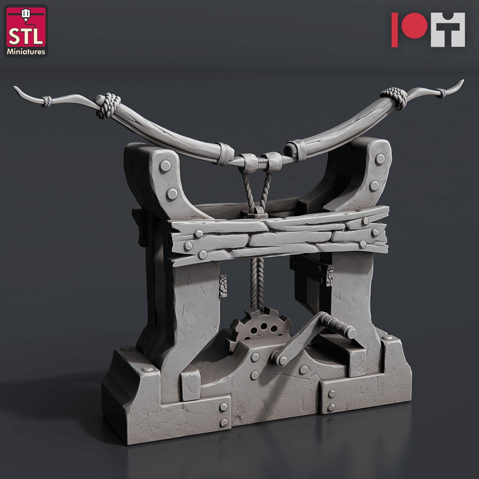 Bow maker market stall 28mm scenery