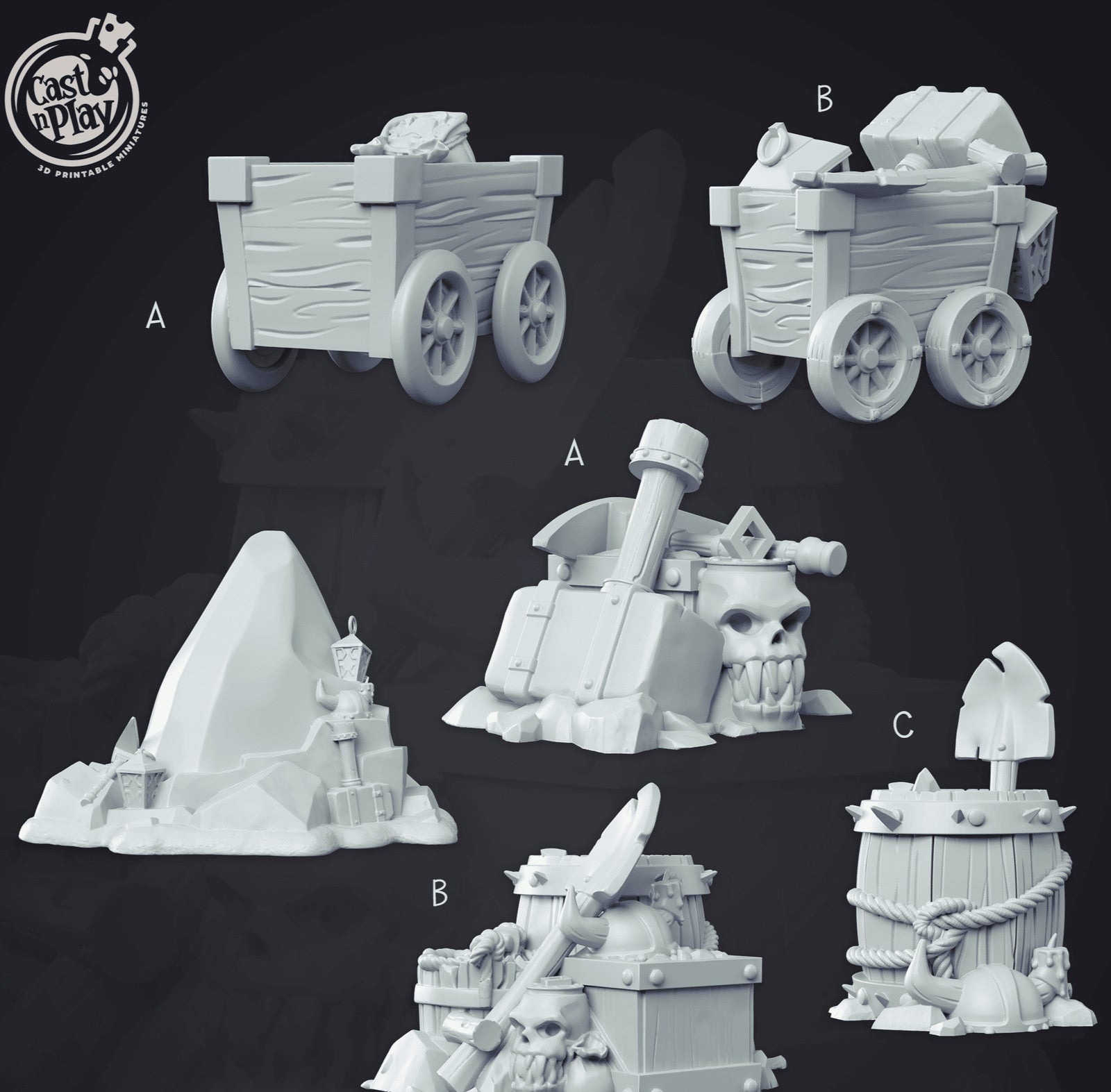 Dwarven Mine Props