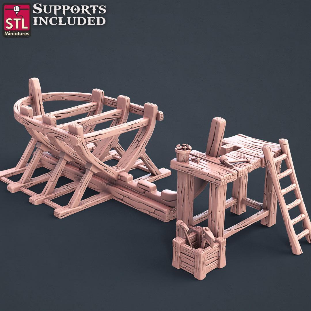 Boat builder figures miniatures