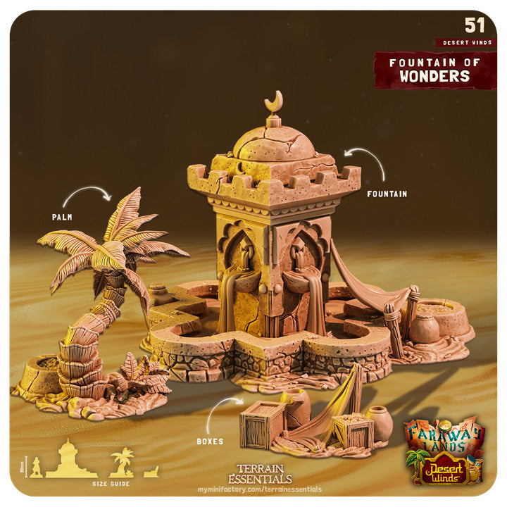 Fountain of Wonders Desert Winds Terrain Set