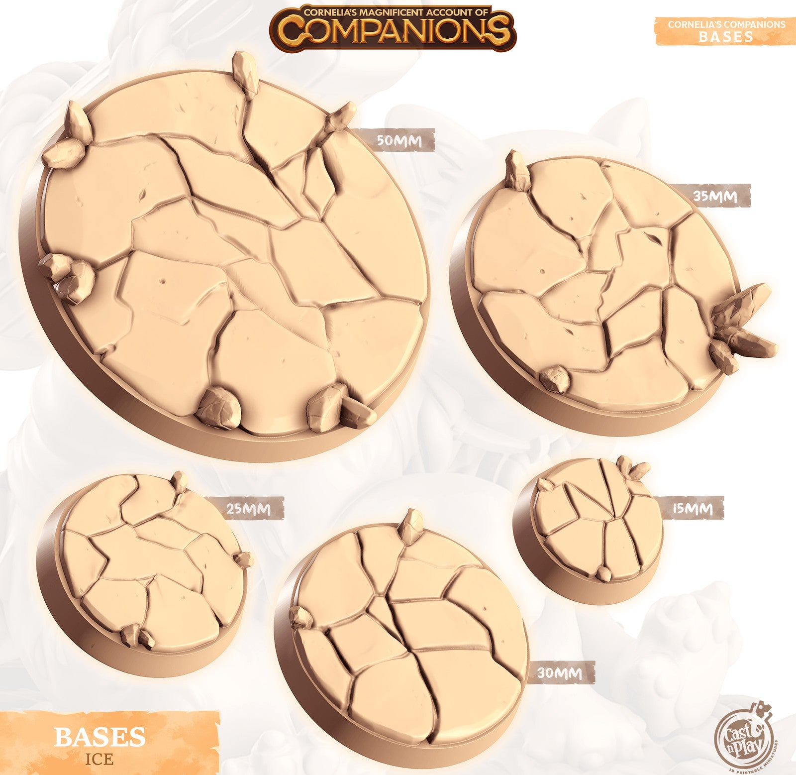 Cast n Play Ice Companion's Bases Master Pack