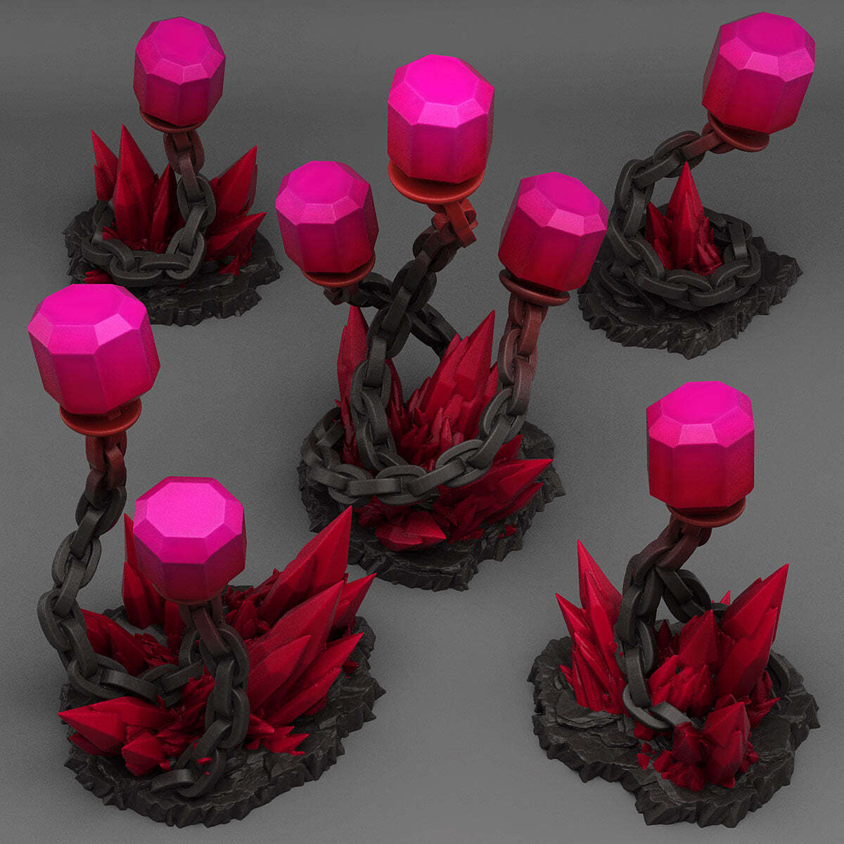 Underdark Crystal Lights
