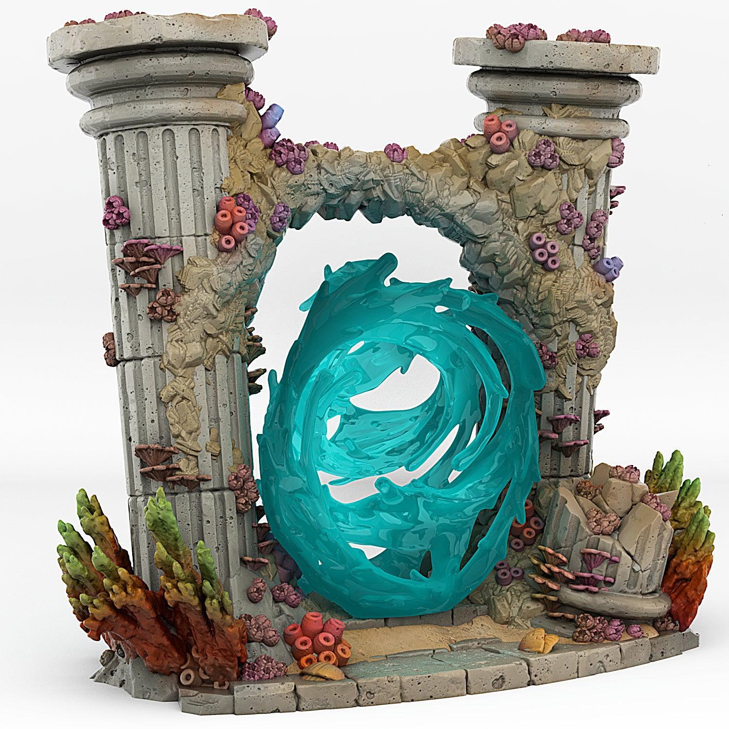 Fantastic Plants Underwater Temple Portal