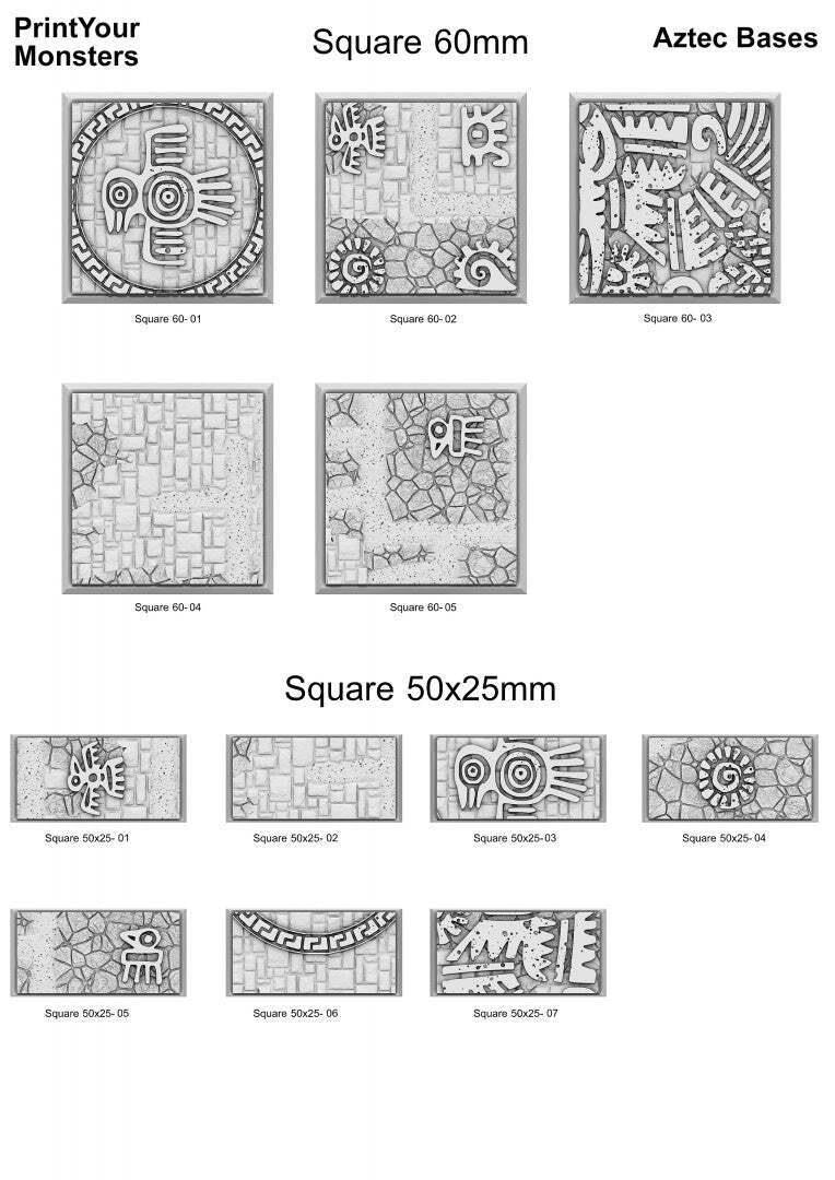 Square Bases Aztec Bases