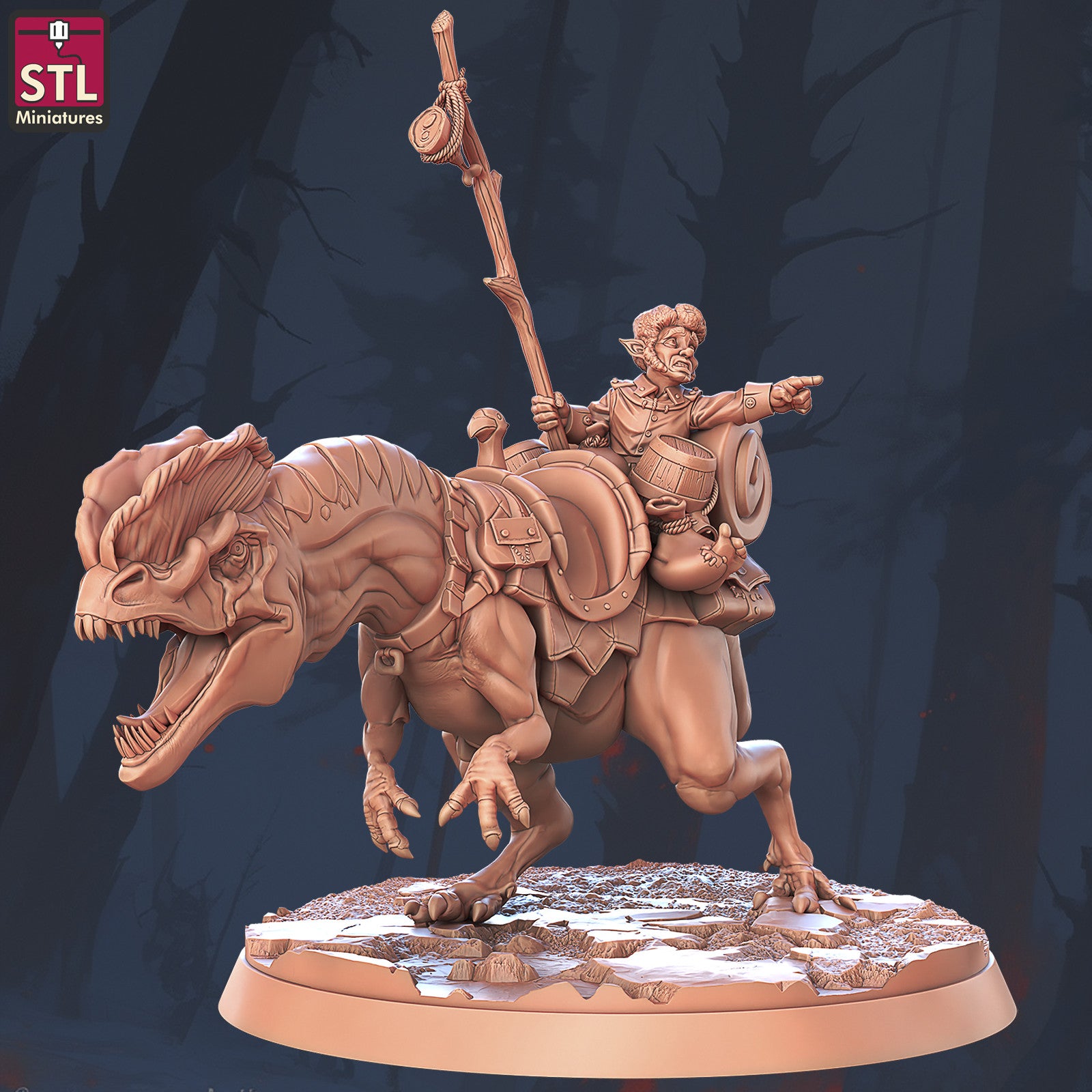 Modular Rider B 28mm cavalry miniature