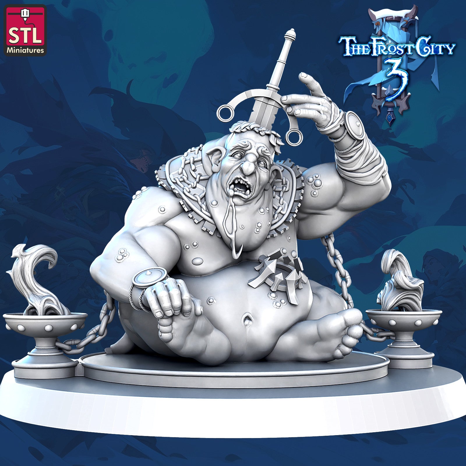 The Betrayer Prince Construct 28mm resin miniature, unpainted