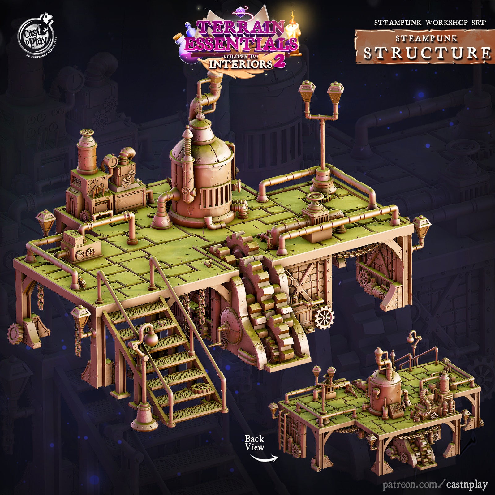 Steampunk Workshop Structure Set
