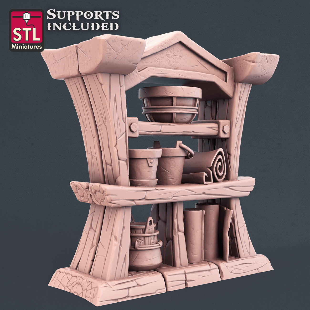 Leather worker cupboard terrain piece