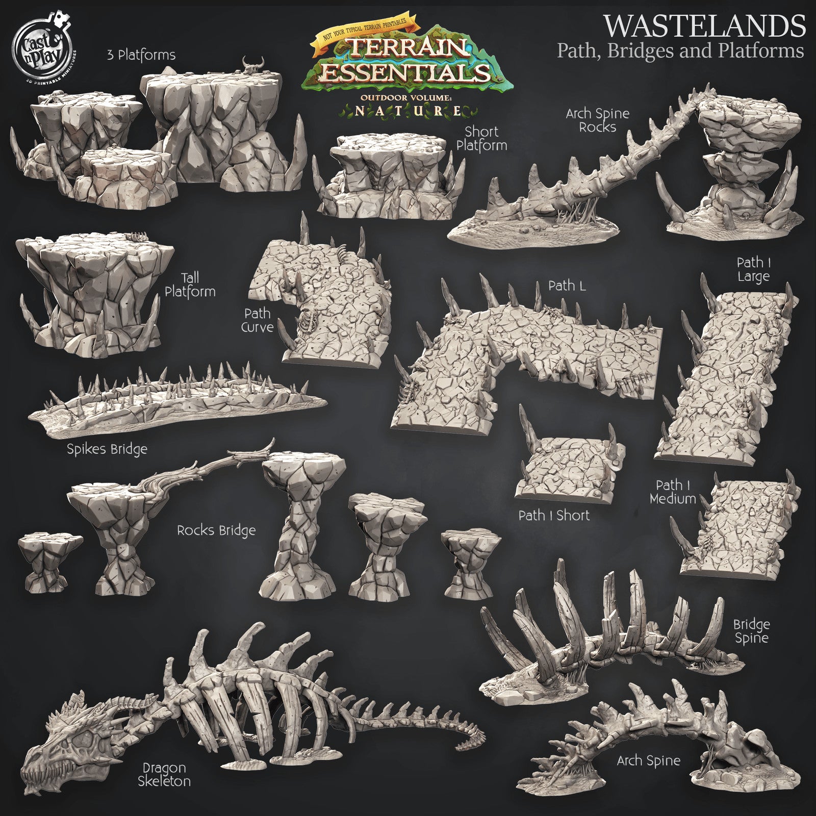Nature Wastelands Terrain - Path
