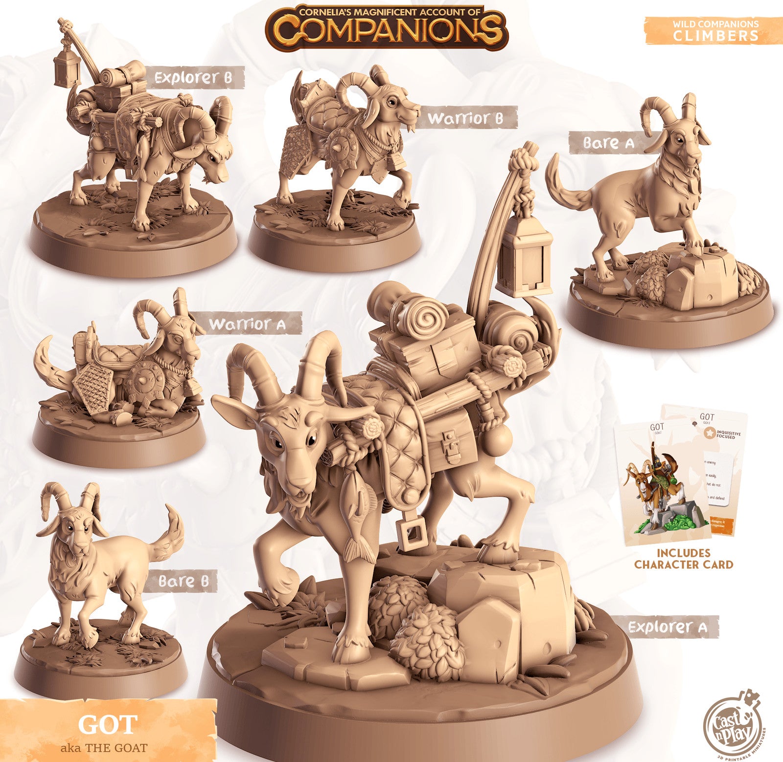 Got Goat Companion miniature