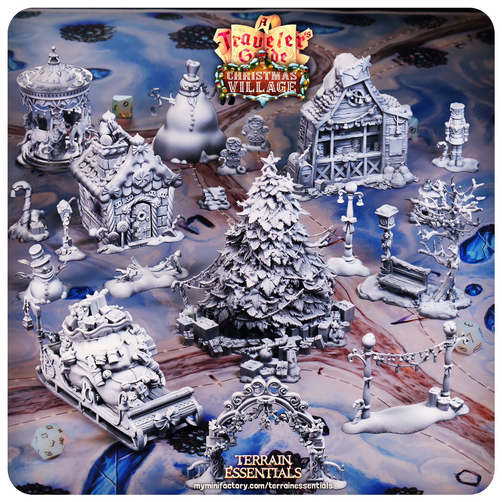 Christmas Village Terrain Set
