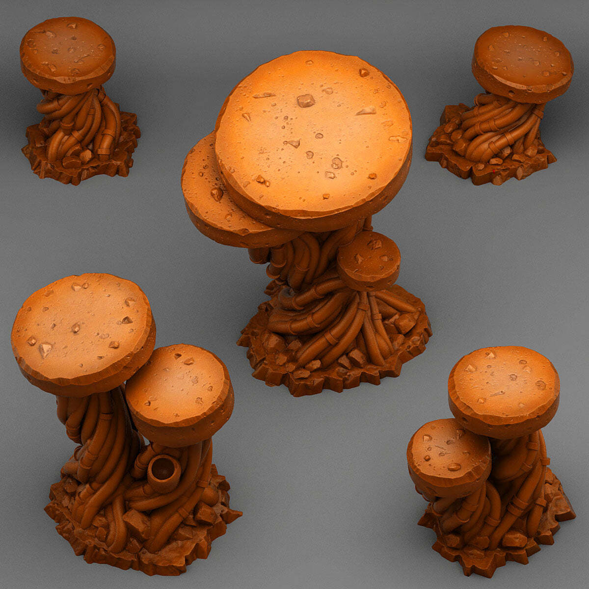 Fantastic Plants Cyber Desert Rocks