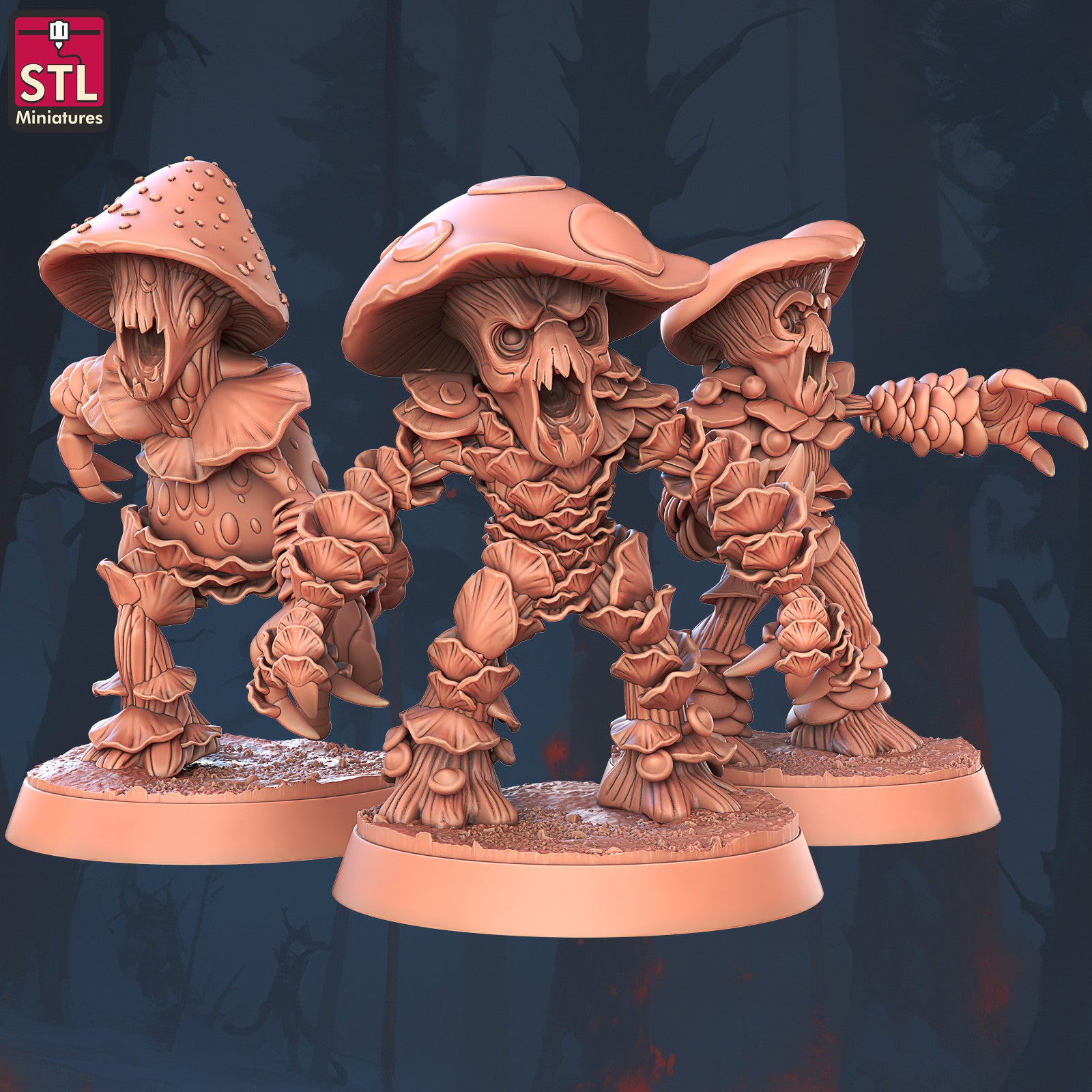 Violent Fungus 28mm resin miniature set