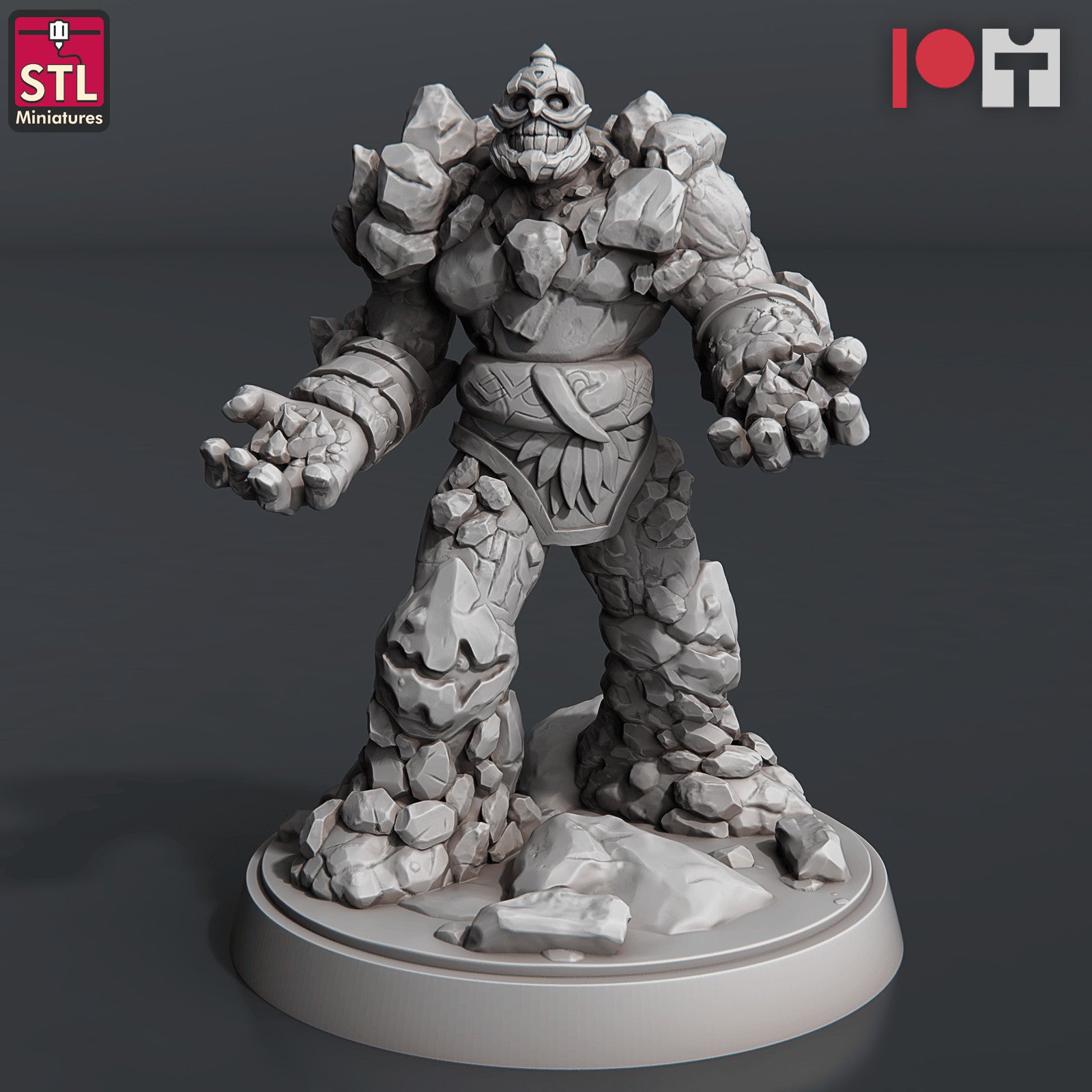 Coal Golem A 28mm miniature