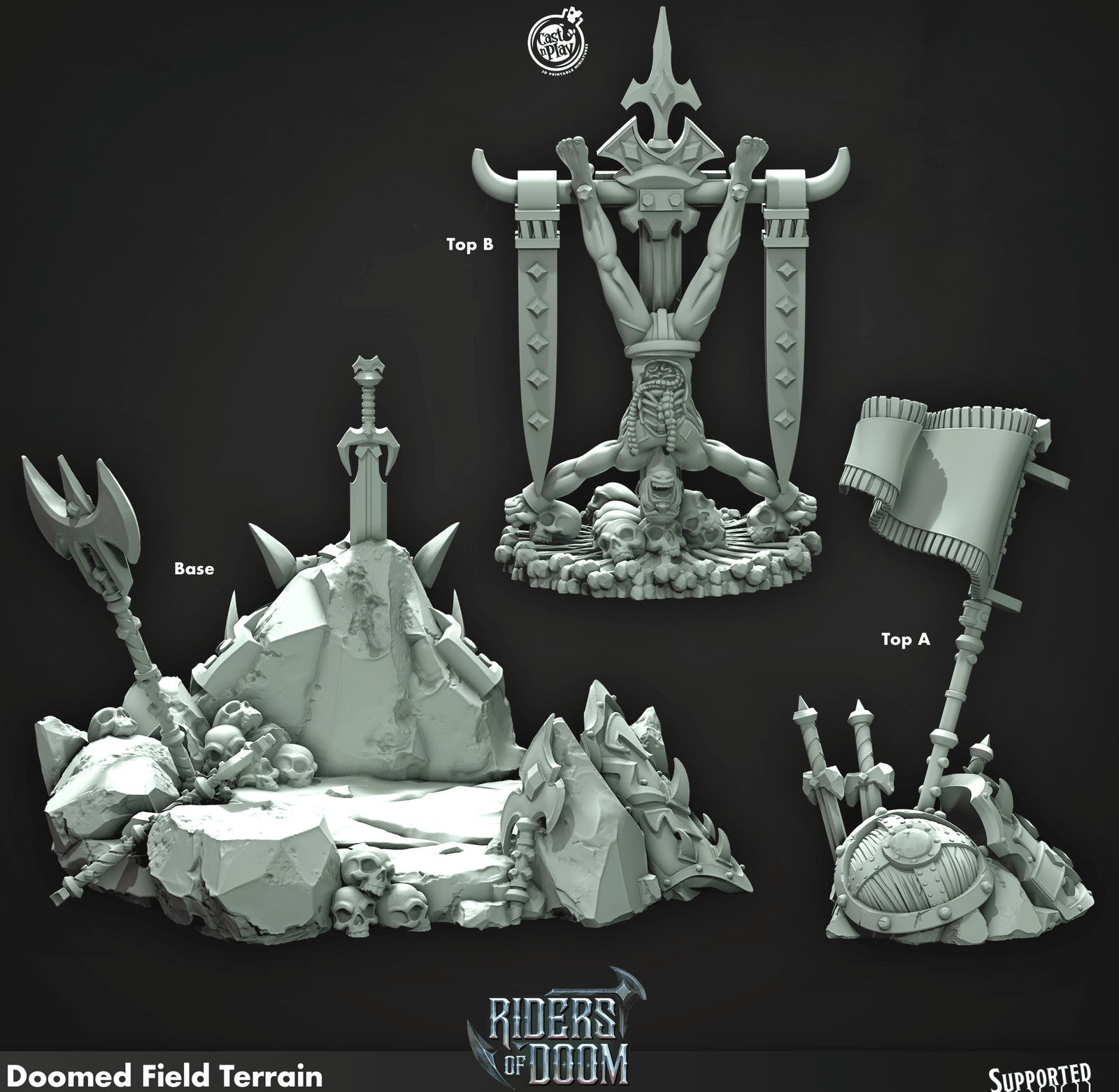 Doomed Field Terrain Riders of Doom Set