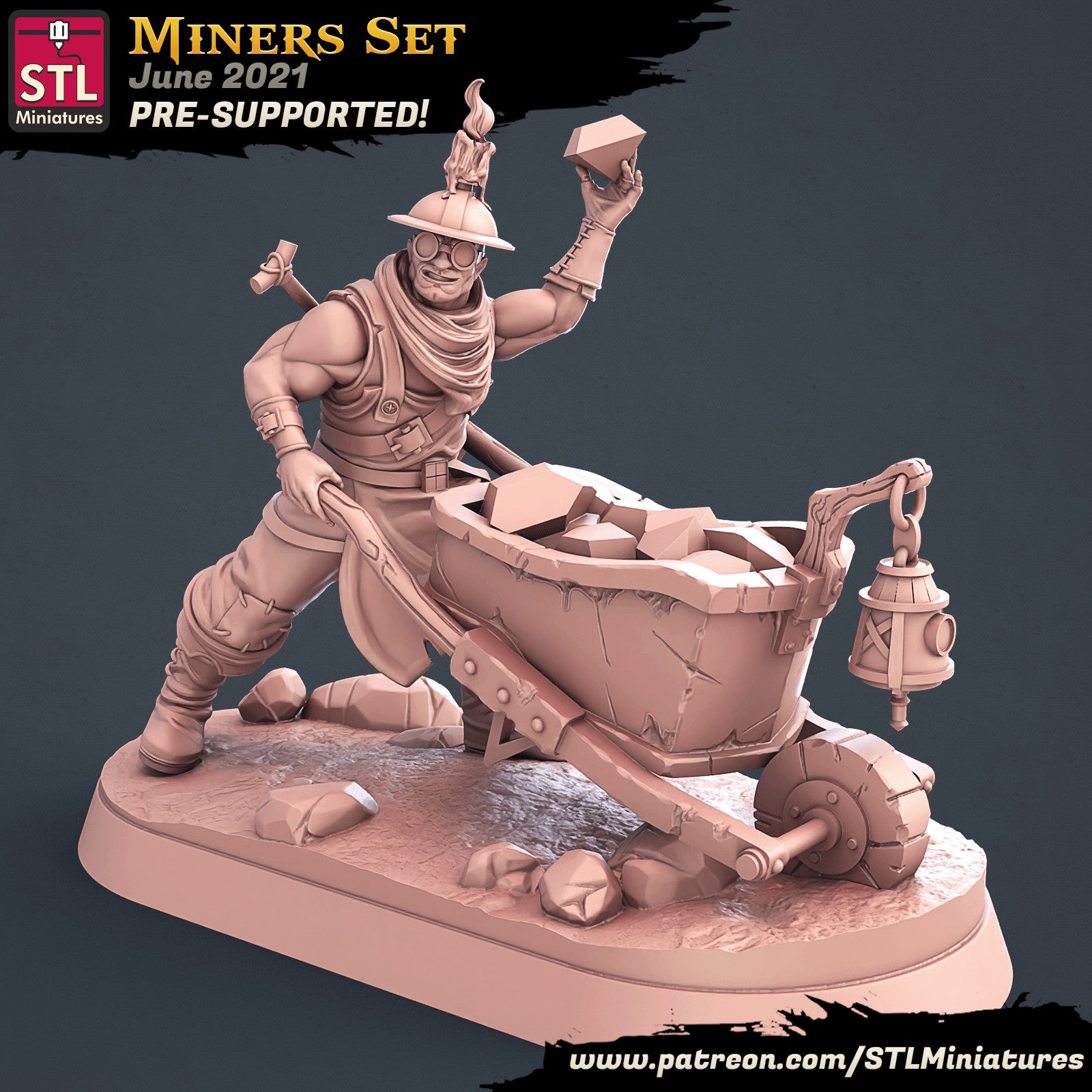 Miners ore storage terrain piece