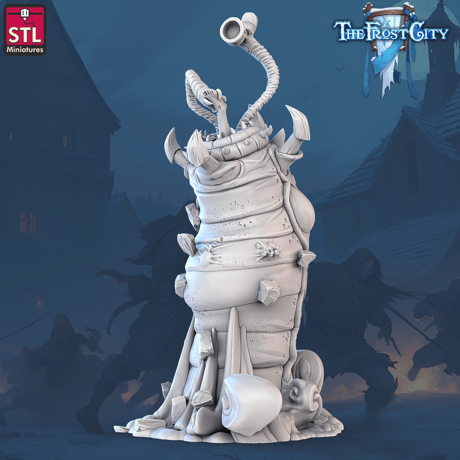 Giant Worm C 28mm miniature