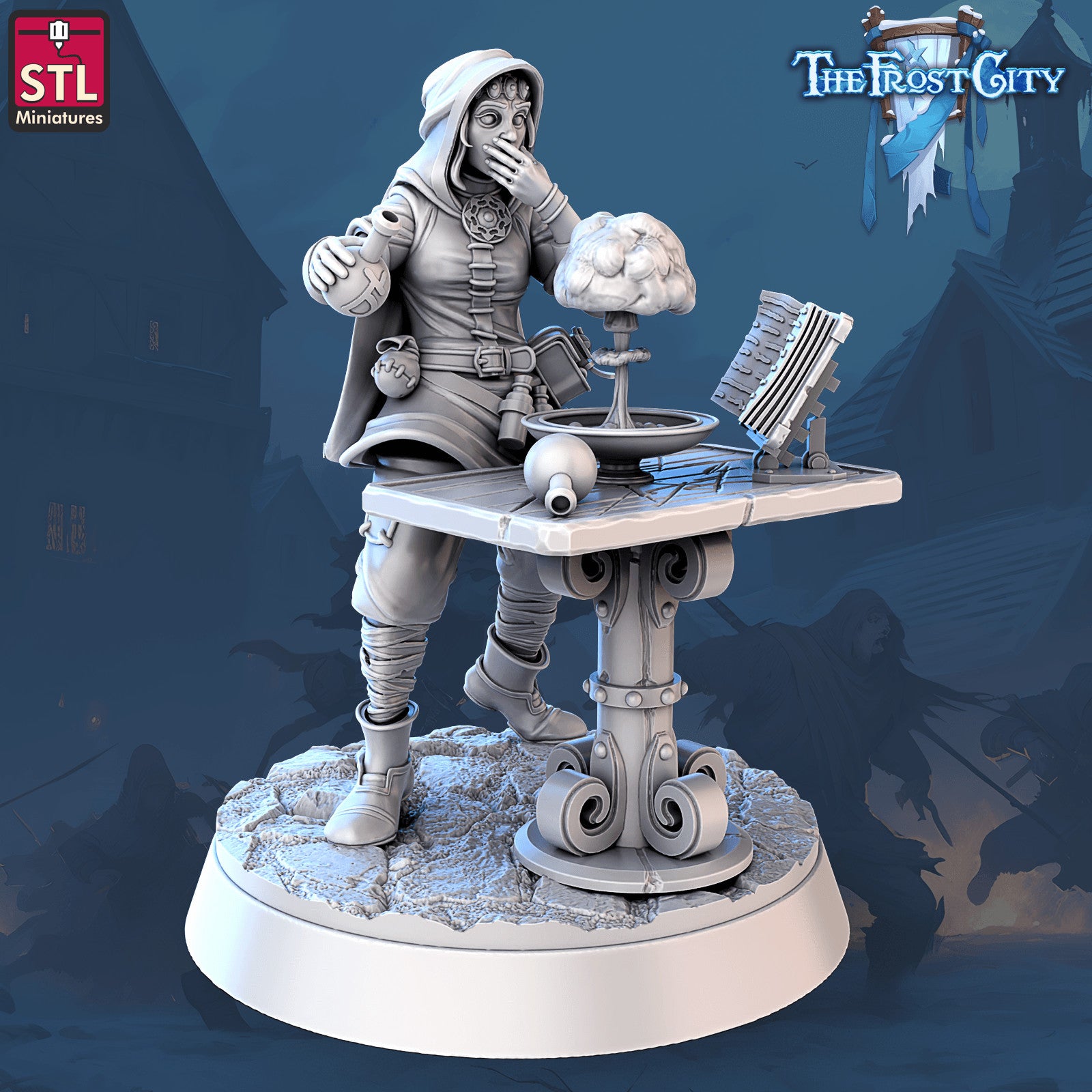 Frost City apprentice 28mm miniature