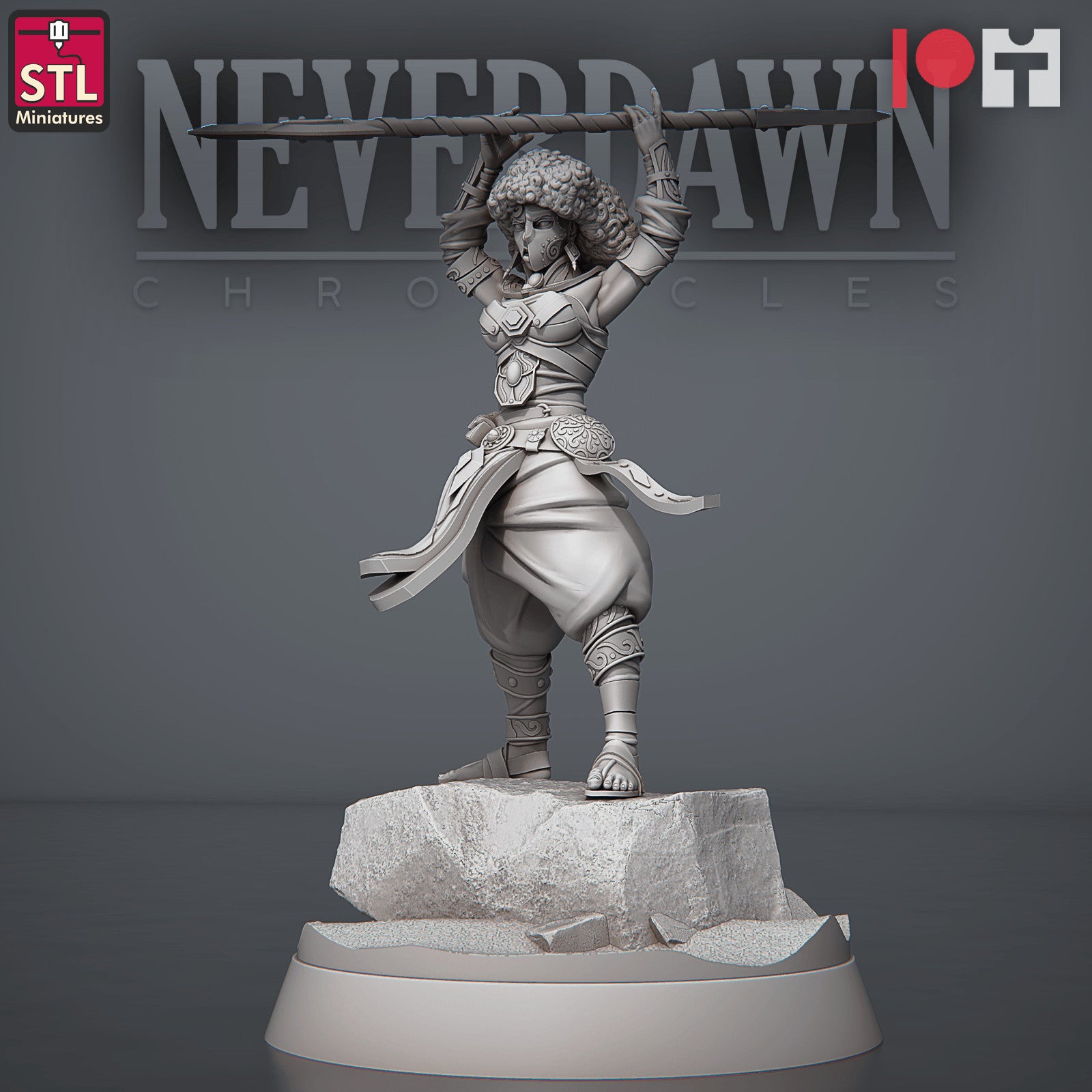 Sand Maiden B 28mm miniature