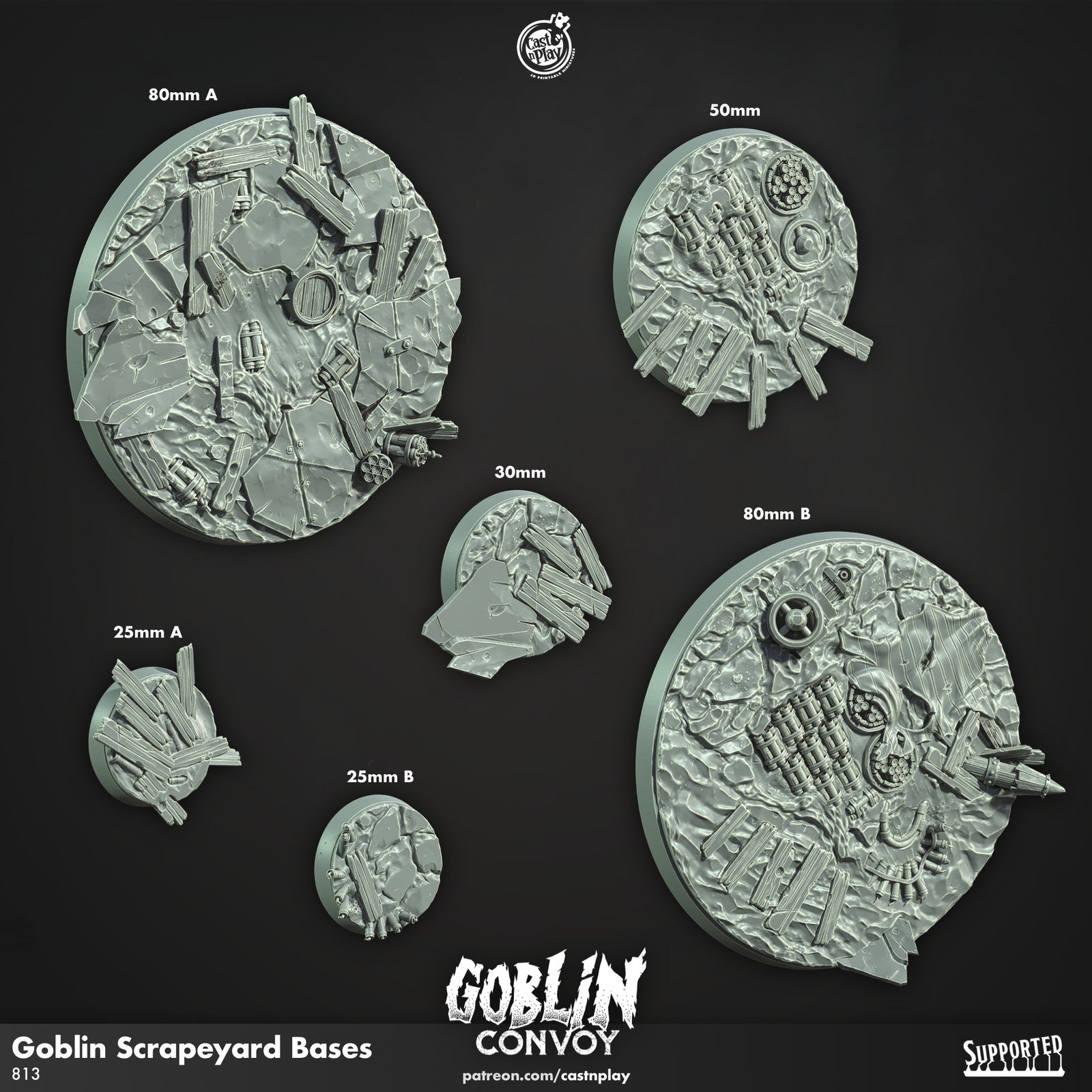 Cast n Play Goblin Scrapeyard Bases